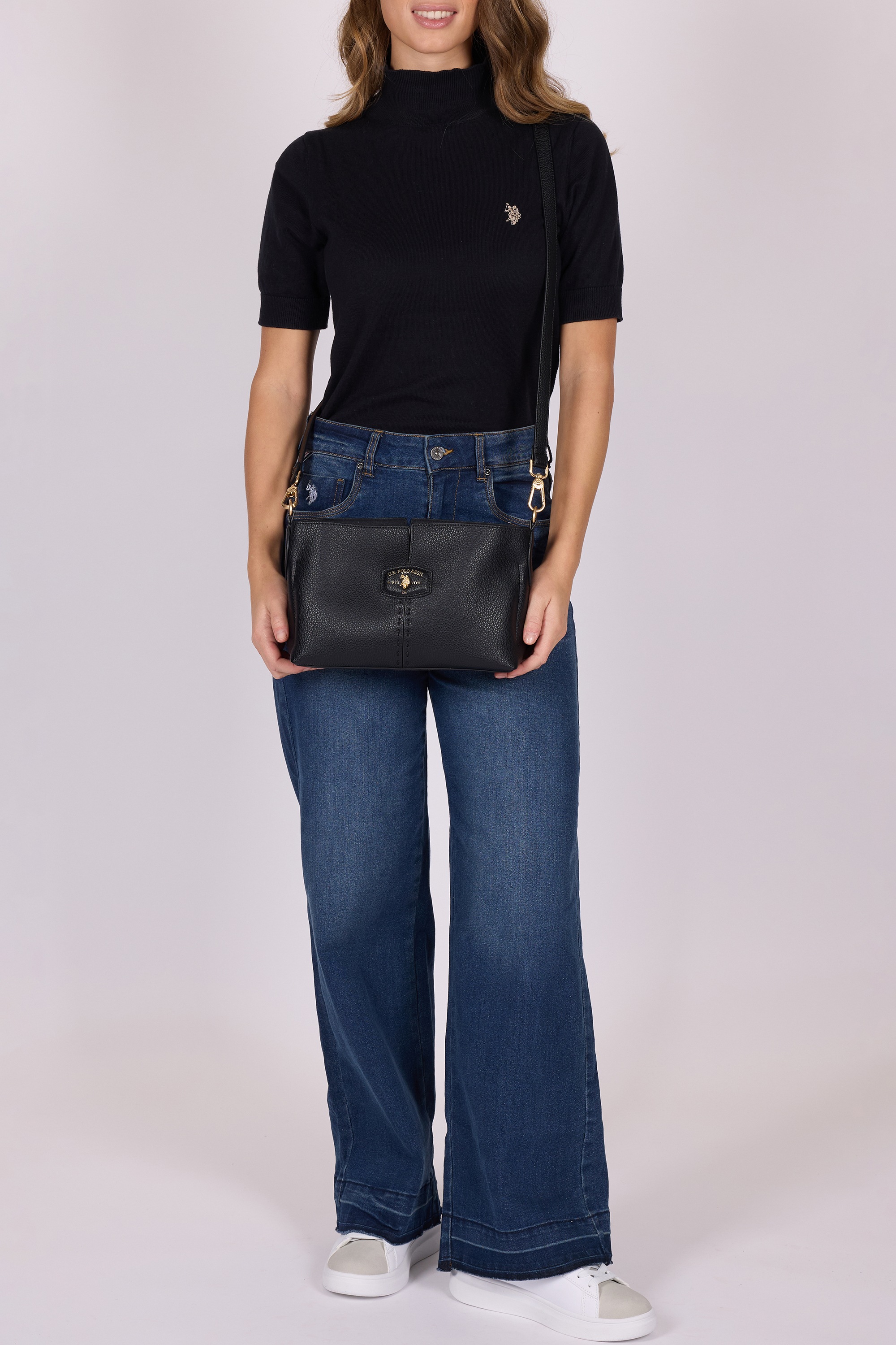 U.S. Polo Assn. Schultertasche »CHESTNUT CROSSBODY BAG Damen« Schultertasche Damen, Abendtasche, Shopper, Fashion, Lifestyle, Sale