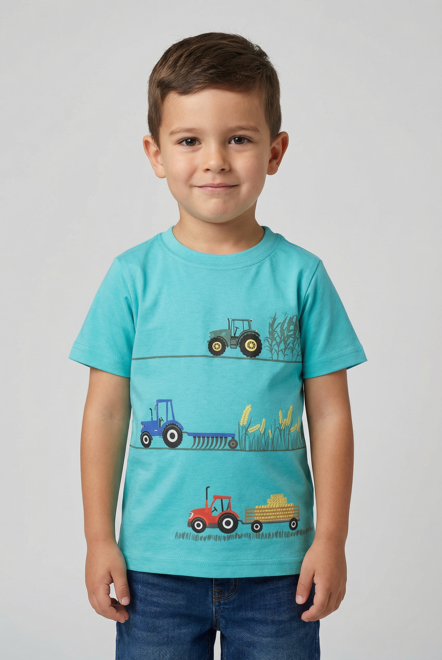Blue Seven T-Shirt Basic-Passform, mit Druckapplikation, unifarben oder bedruckt