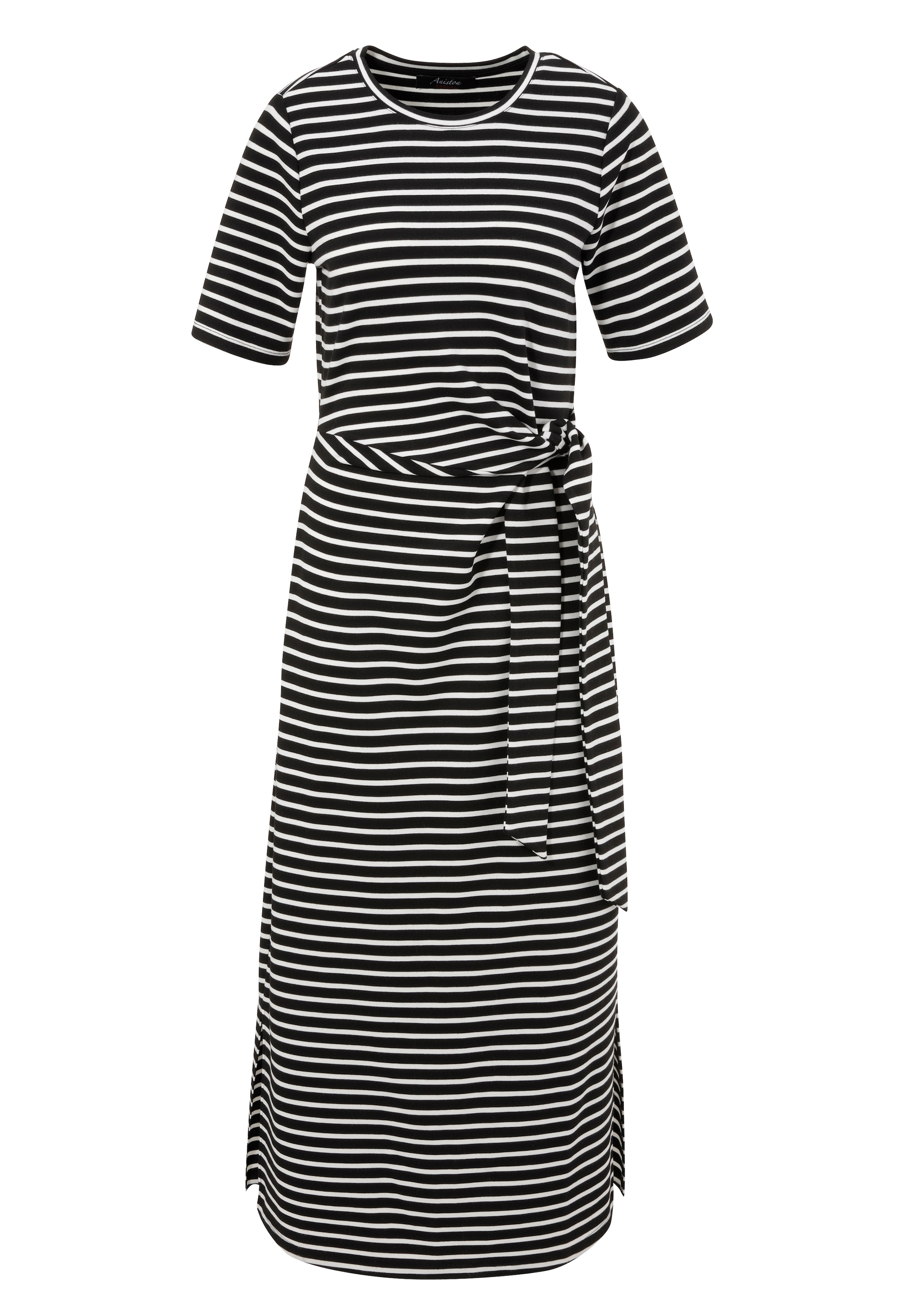 Aniston CASUAL Maxikleid, in Wickel-Optik durch seitliches Bindeband