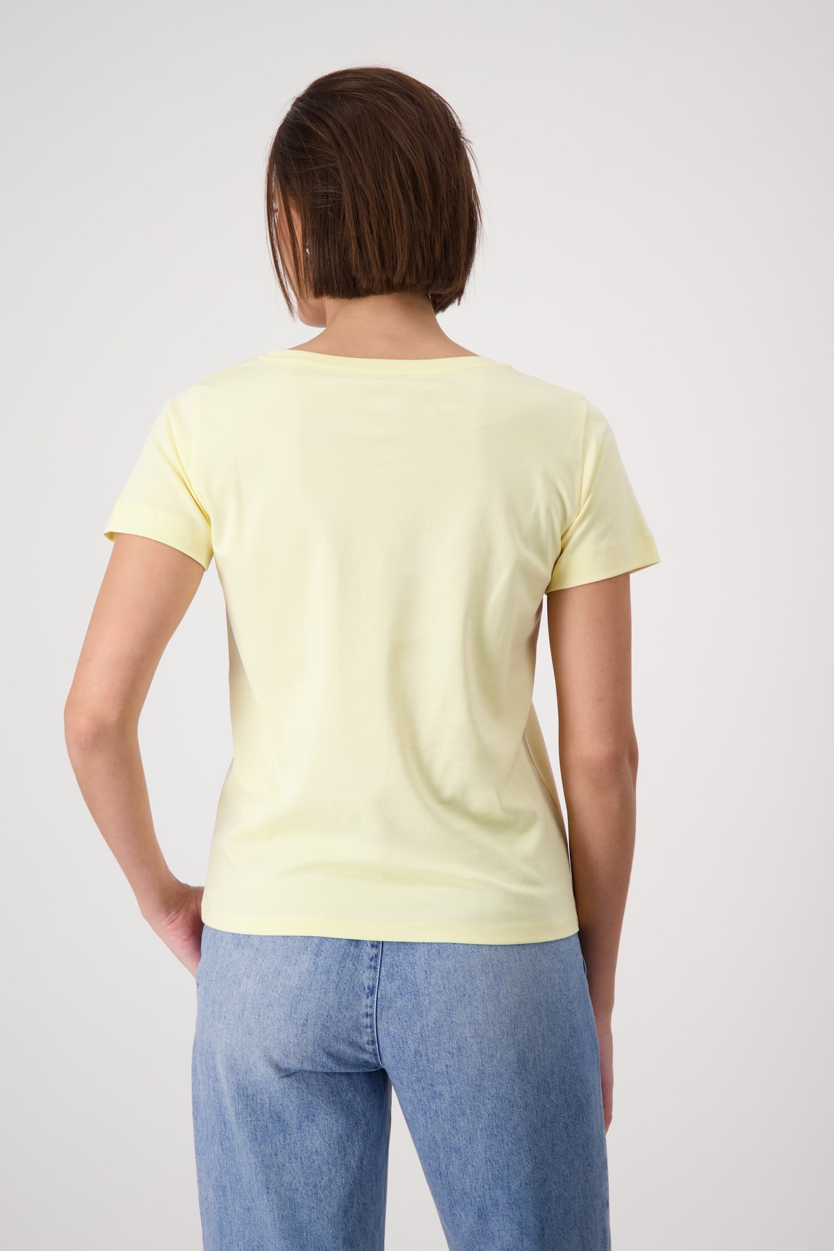 Monari Rundhalsshirt, mit Glitzernieten