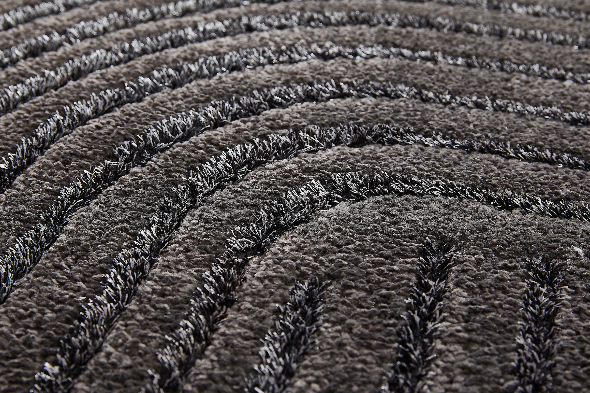 LUXOR living Teppich »Edmonton«, rechteckig, 22 mm Höhe, modernes Design, Motiv Kreis, Hoch-Tief-Effekt, weicher Flor