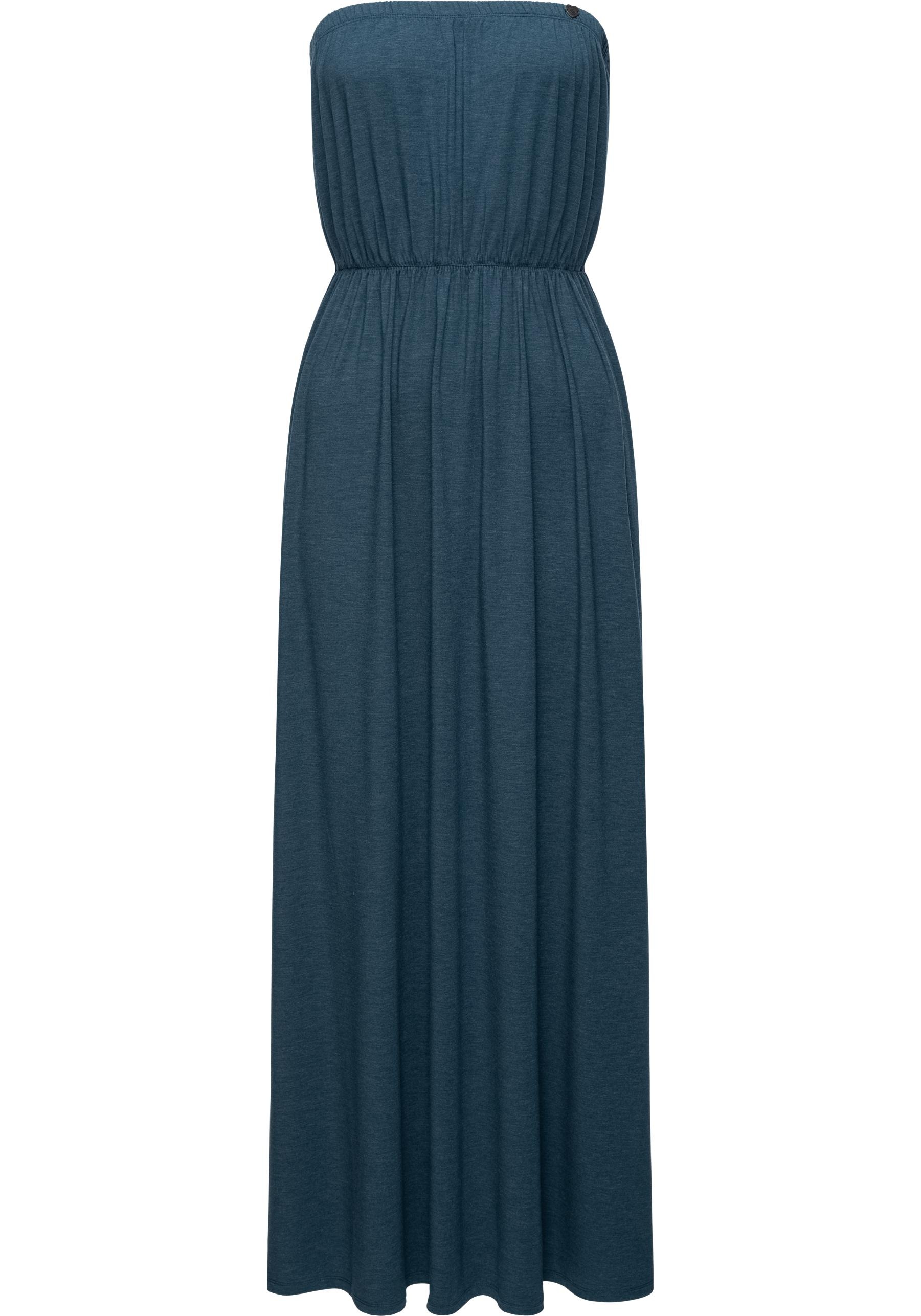 Ragwear Sommerkleid "Awery" Ohne Taschen stylisches Damen Bandeaukleid mit Taillen-Gummizug