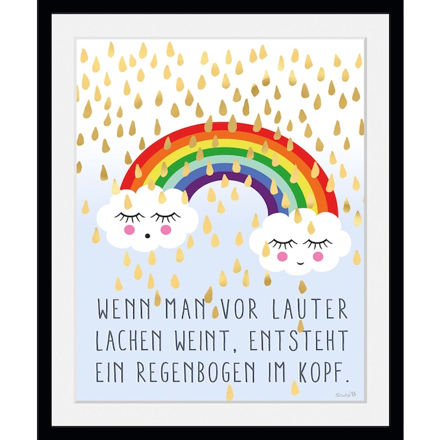 Bild BAUR im Wolken, »Regenbogen Kopf«, | St.) bestellen (1 queence