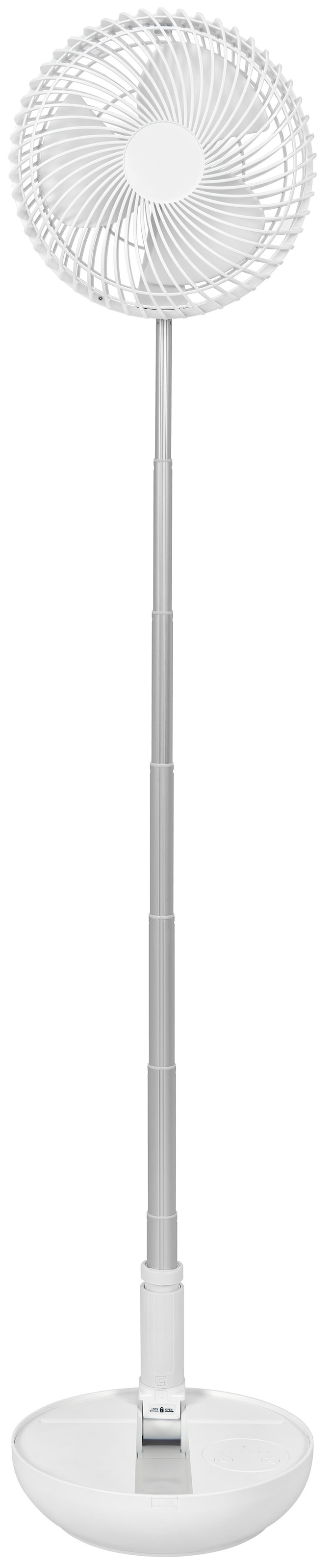 Gutfels Tischventilator »»VENTI 3030 R««, 17 cm Durchmesser, klappbar mit 4 Stufen, 20 Std. Akkulaufzeit, mit Powerback Funktion