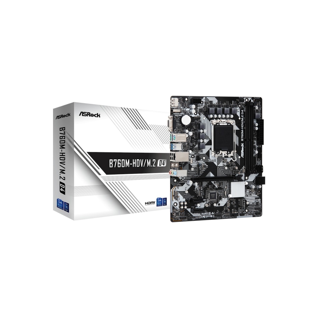 Asrock Mainboard »B760M-HDV/M.2 D4«