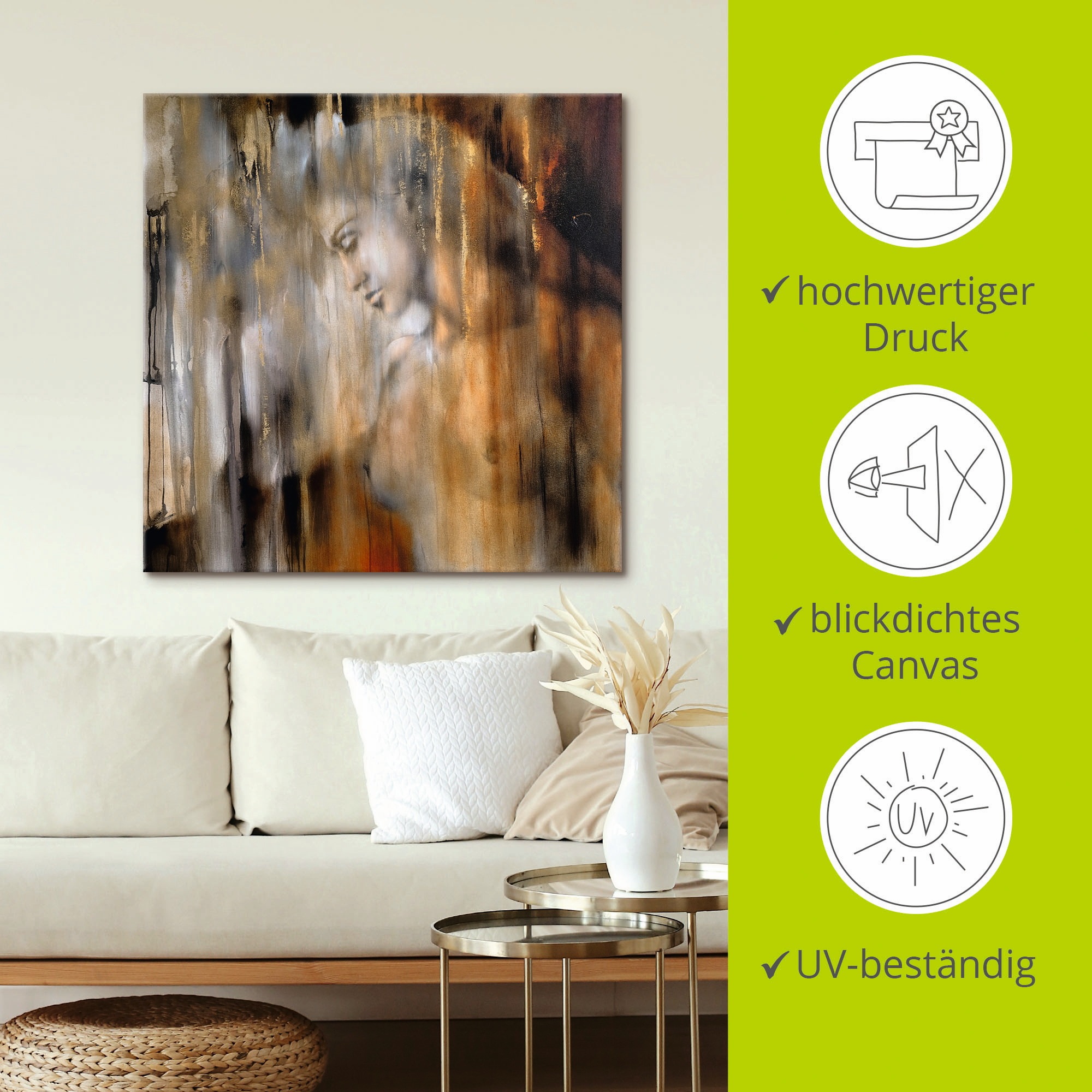 Artland Wandbild »Vera«, Frau, (1 St.), als Alubild, Outdoorbild, Leinwandbild in verschied. Größen