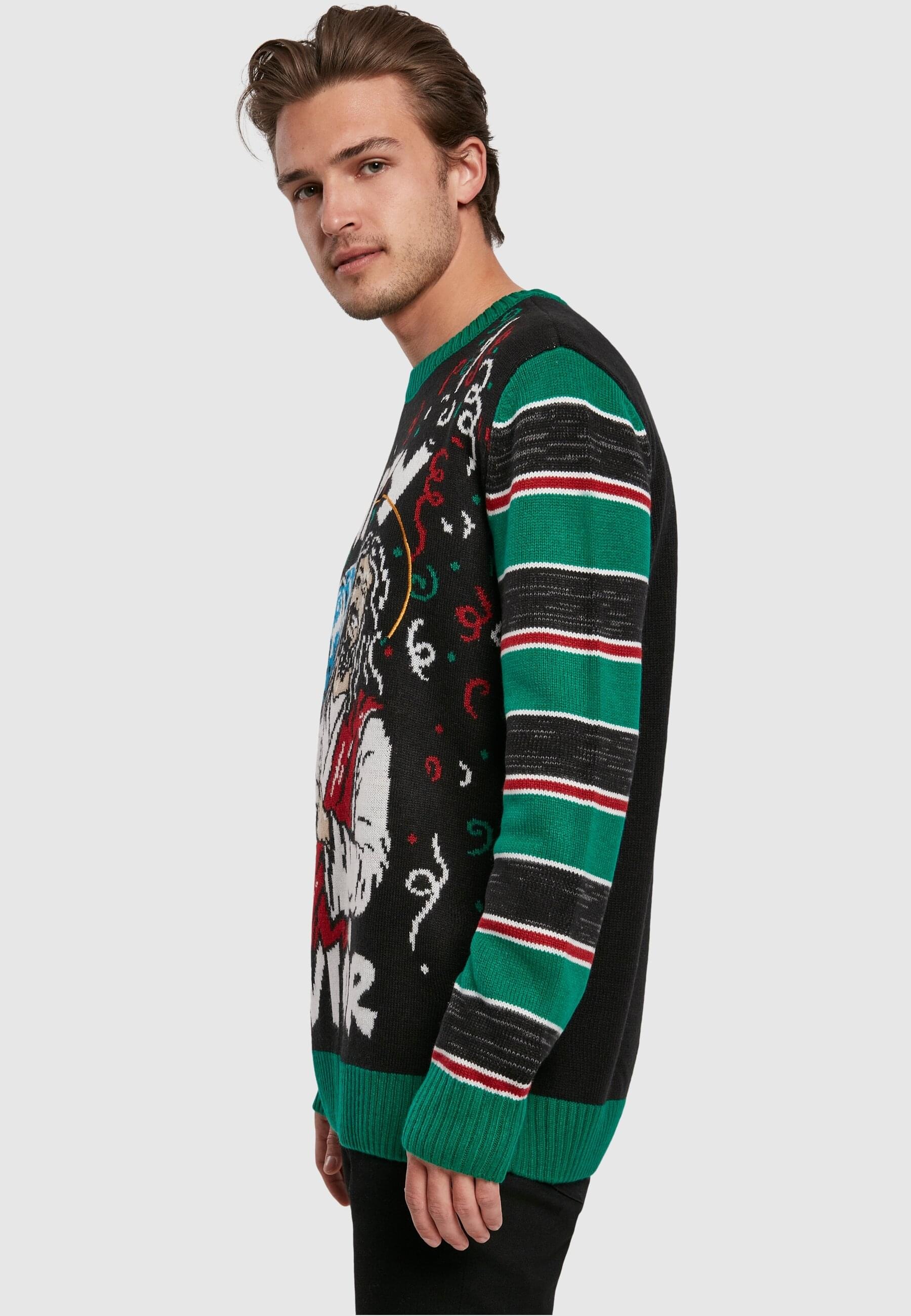 URBAN CLASSICS Rundhalspullover »Urban Classics Herren Savior Christmas Sweater«, (1 tlg.)