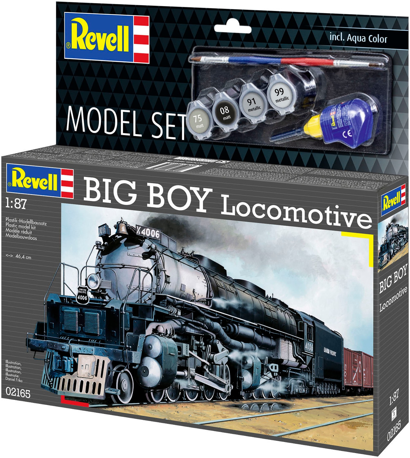 Revell® Modellbausatz »Big Boy Lokomotive«, 1:87, Made in Europe