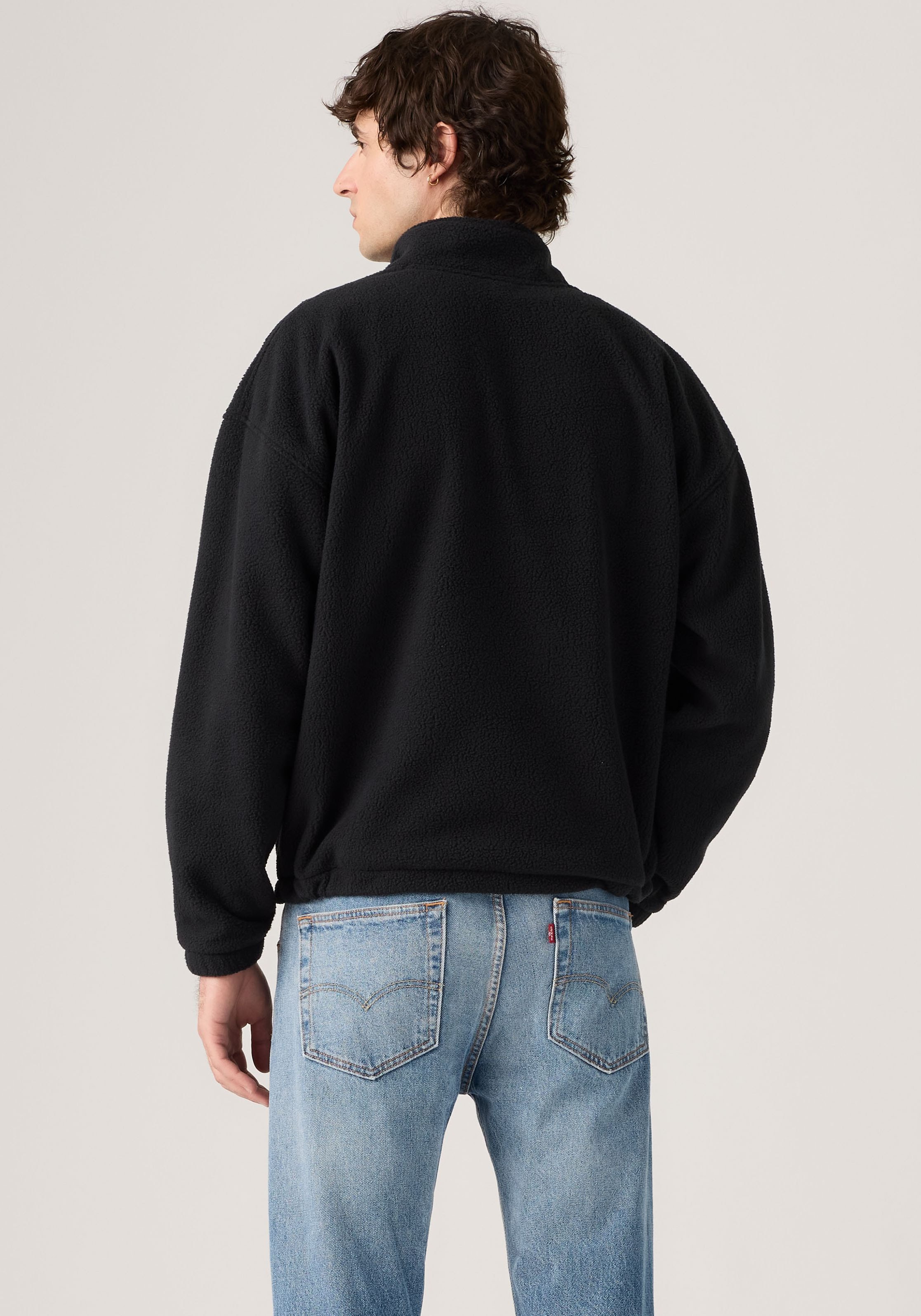 Levi's® Fleecepullover »REDWOOD HALF ZIP«, Saumabschluss mit Tunnelzug
