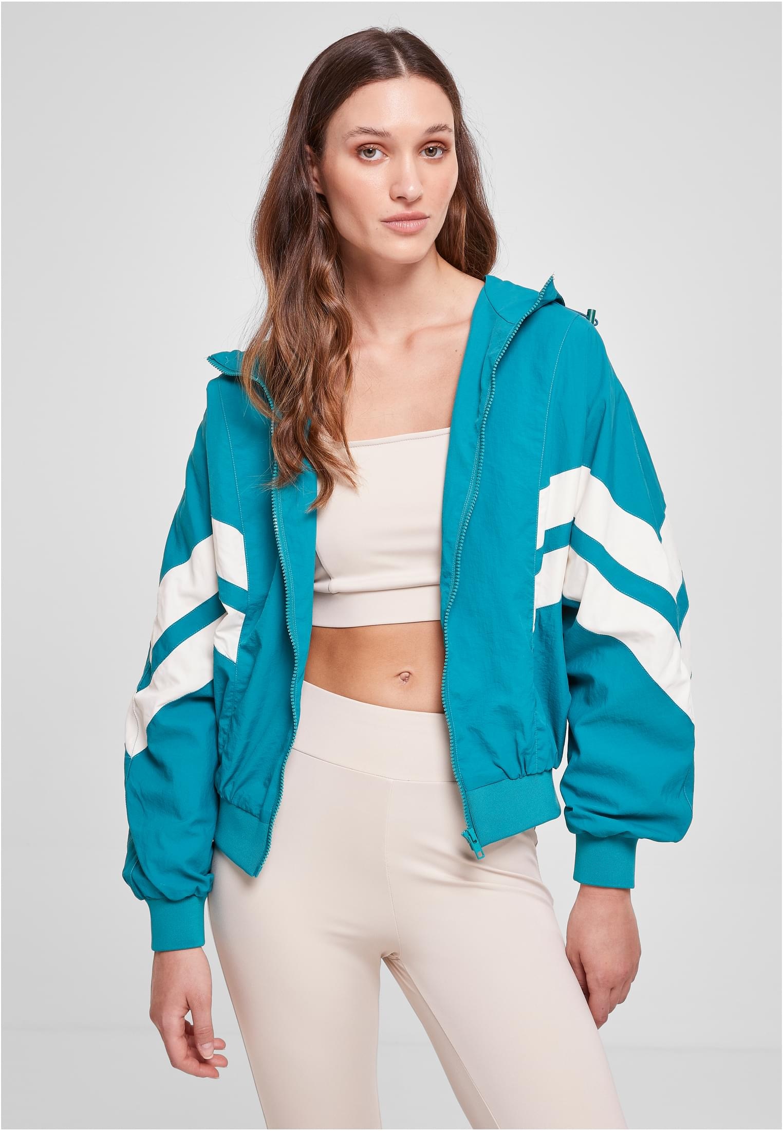 »Damen BAUR | Batwing Outdoorjacke Jacket«, bestellen ohne Ladies (1 St.), URBAN CLASSICS Kapuze Crinkle online