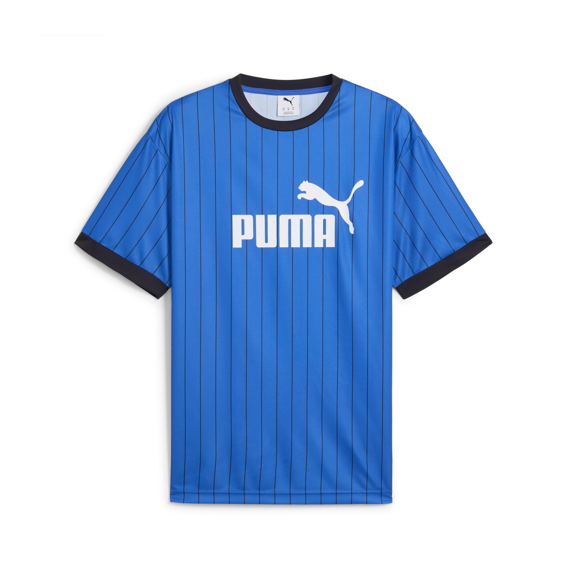 PUMA T-Shirt "ESS STRIPED JERSEY" Relaxed Fit, Kurzarmdesign, mit V-Ausschn günstig online kaufen