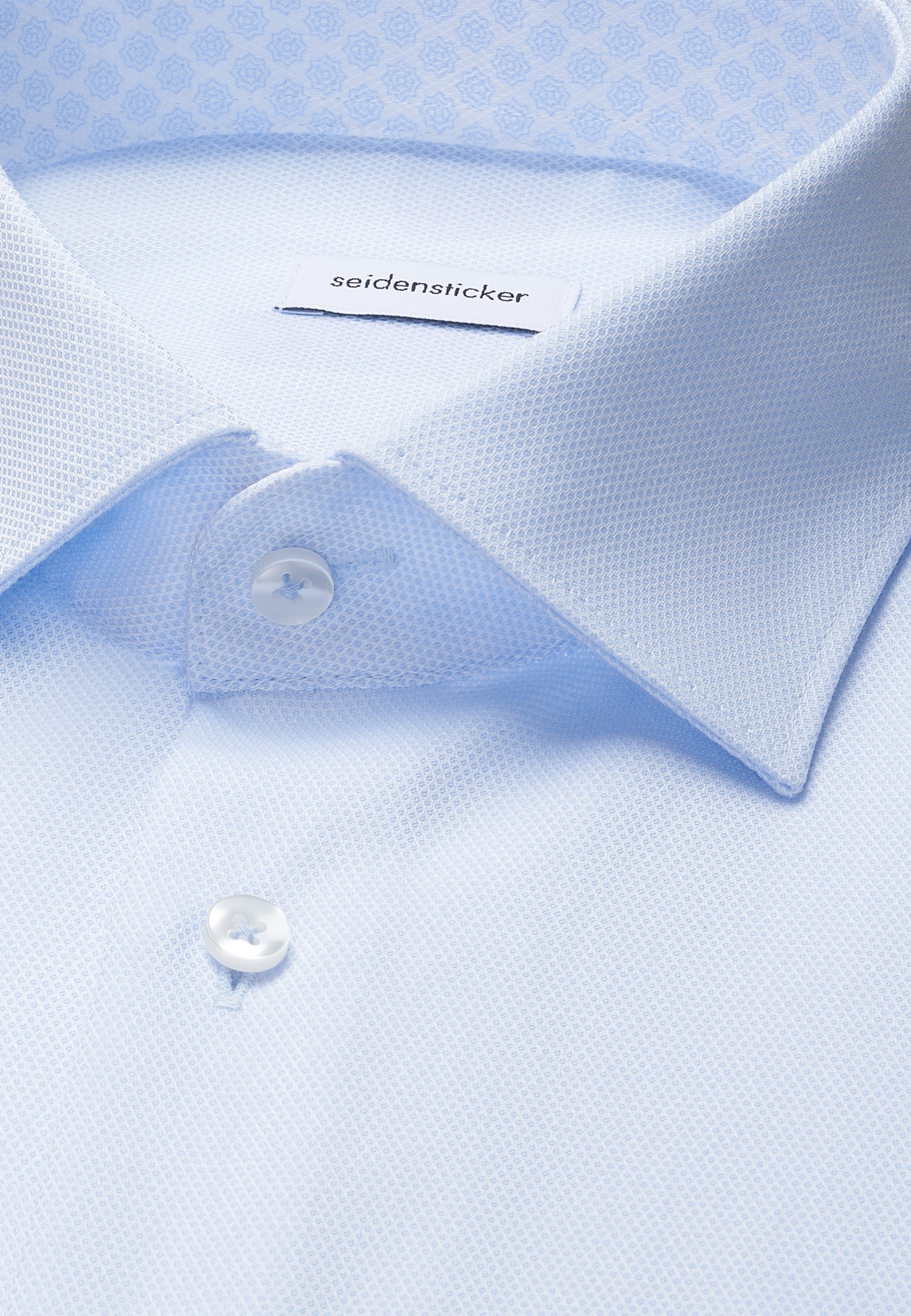 seidensticker Businesshemd »Schwarze Rose« Regular 1/1 Extra lang Kentkragen Struktur