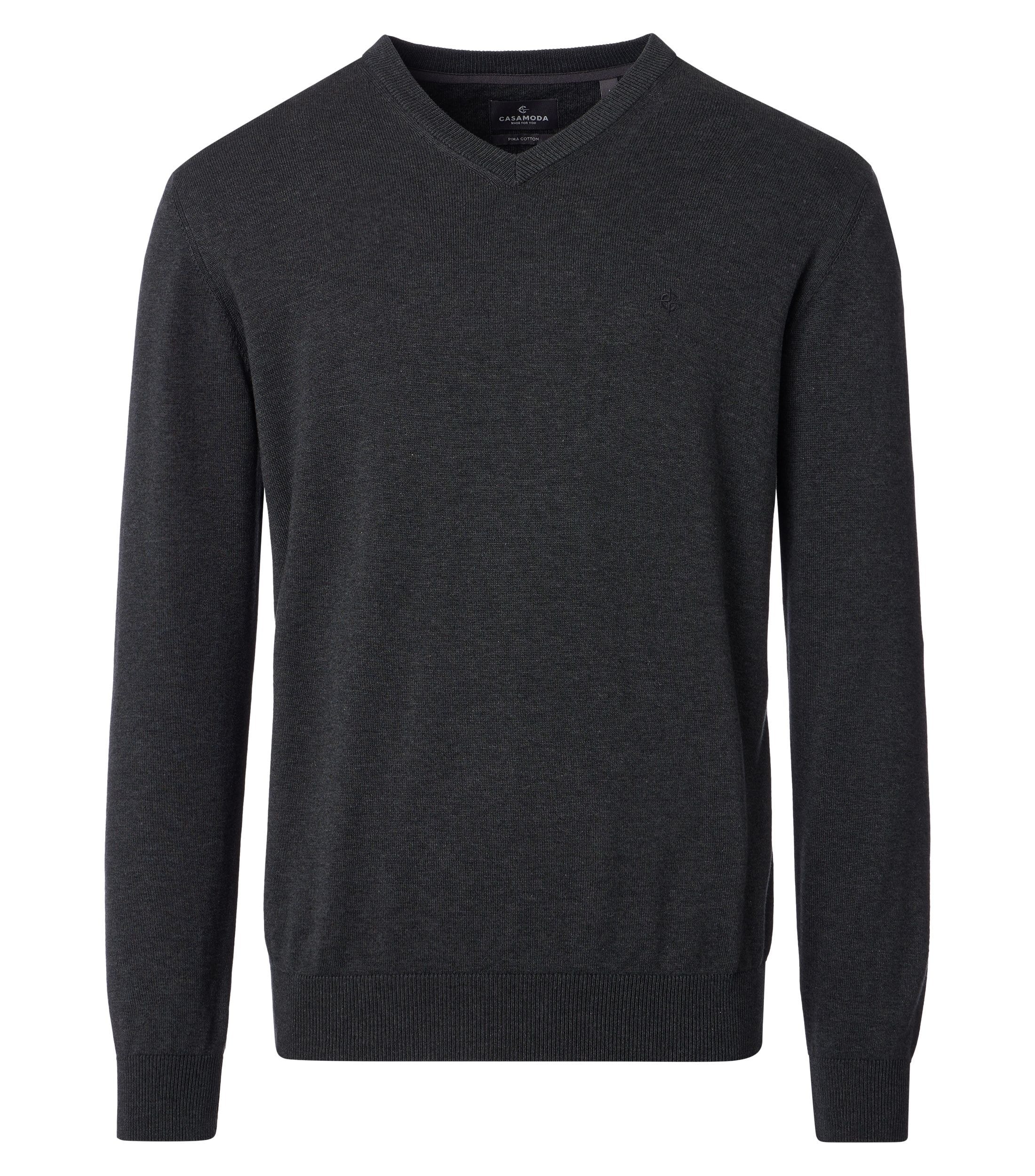 CASAMODA Strickpullover "CASAMODA Pullover uni" günstig online kaufen