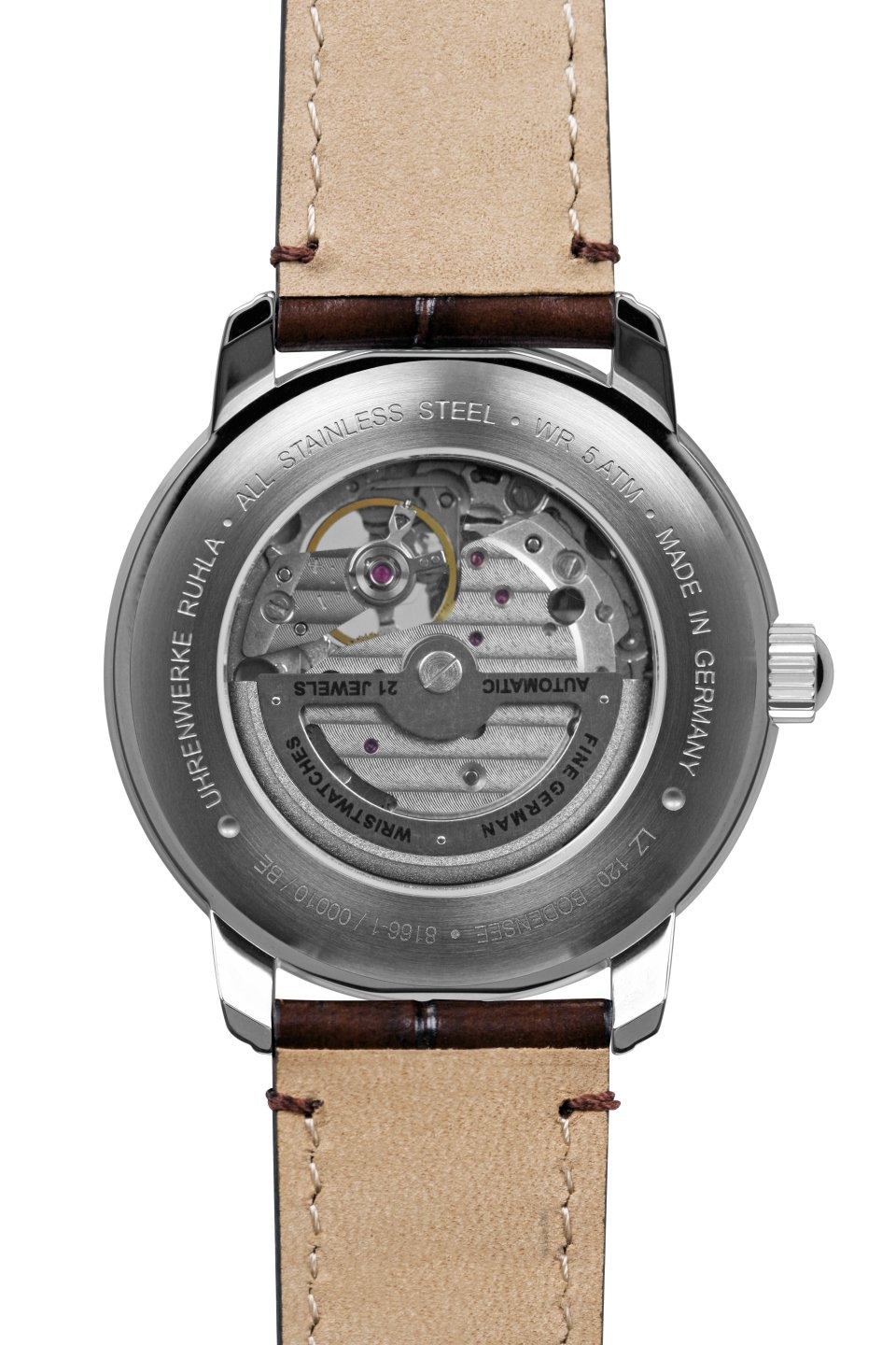 ZEPPELIN Automatikuhr »LZ 120 Bodensee«, Armbanduhr, Herrenuhr, Made in Germany, Mechanische Uhr, Lederarmband