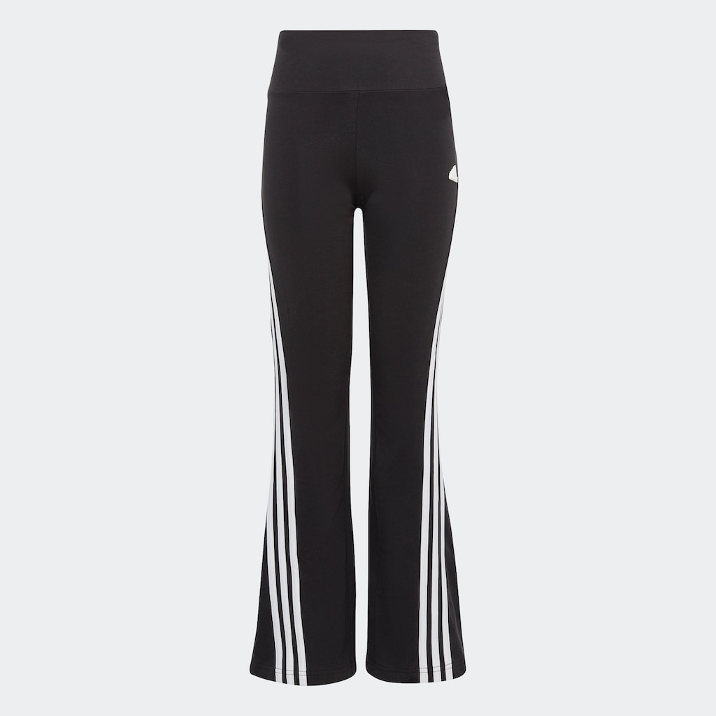 adidas Sportswear Leggings »FUTURE ICONS 3STREIFEN COTTON FLARED TIGHT«, (1 tlg.)