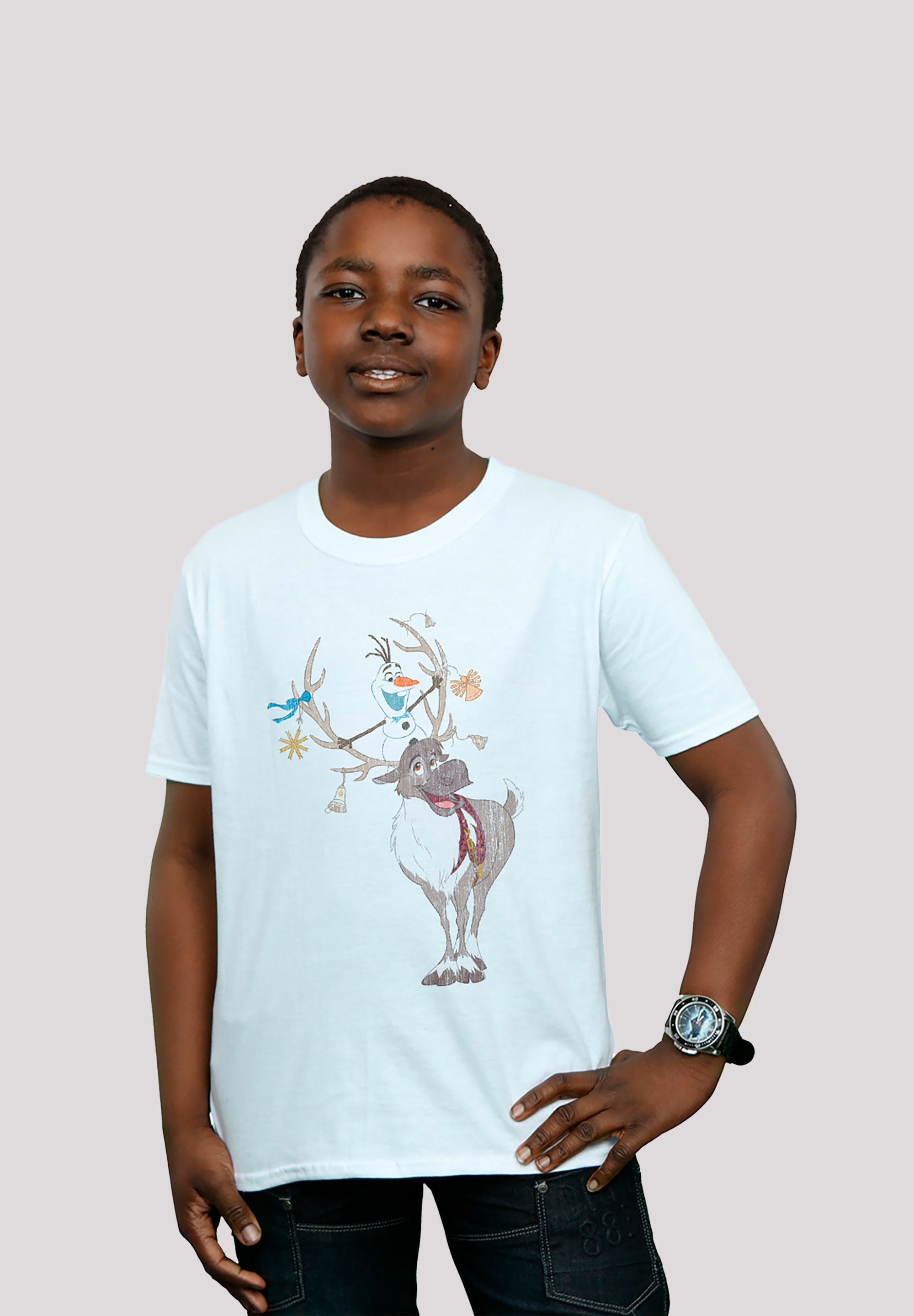 BAUR | und online Christmas«, Olaf »Disney F4NT4STIC kaufen Sven Print T-Shirt Frozen
