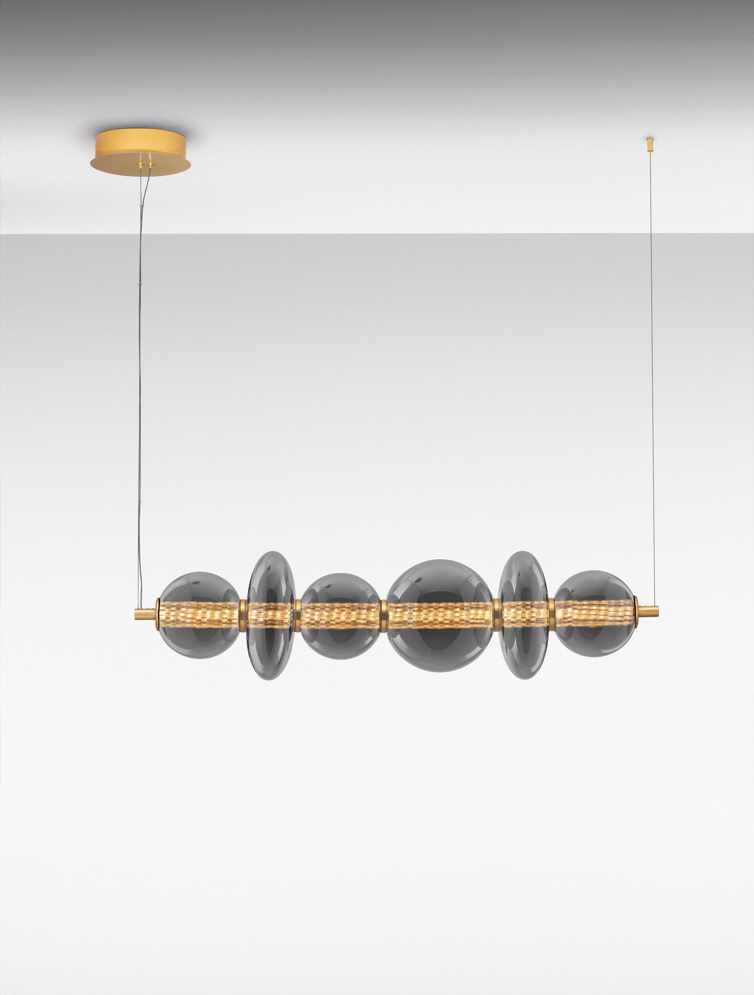Nova Luce Pendelleuchte »NAVI«, 6 flammig, Leuchtmittel LED-Modul | LED fest integriert