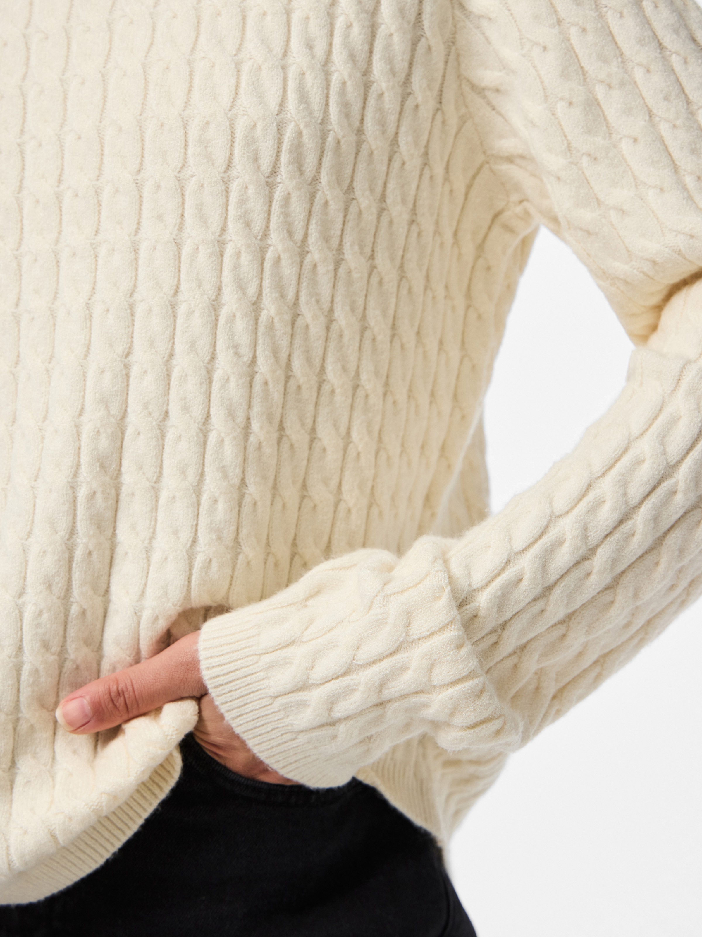 Thumbnail - pieces Strickpullover "PCFIA LS CABLE KNIT NOOS BC"