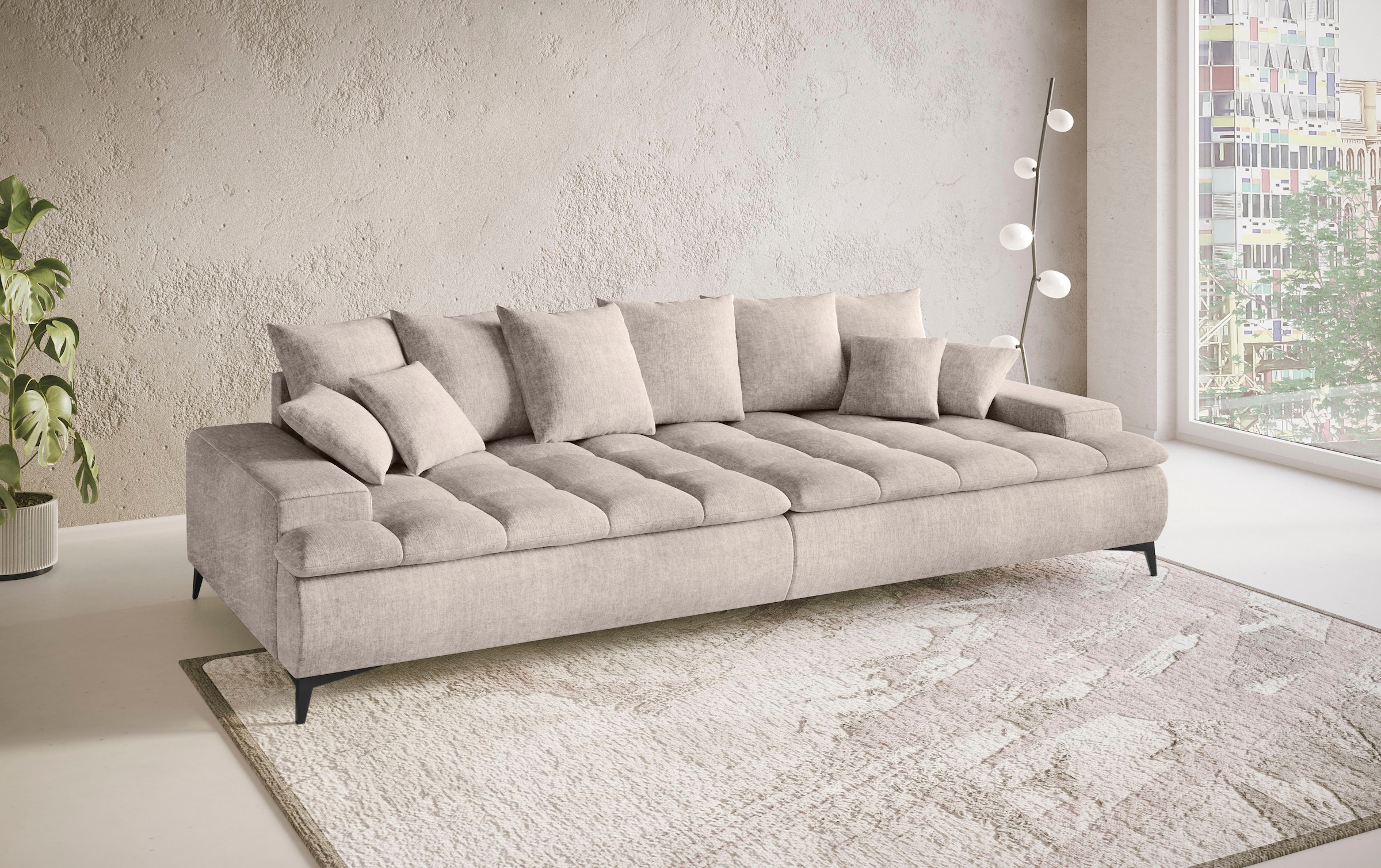 Mr. Couch Big-Sofa »Haiti III«, Mit Kaltschaum, bis 140 kg belastbar