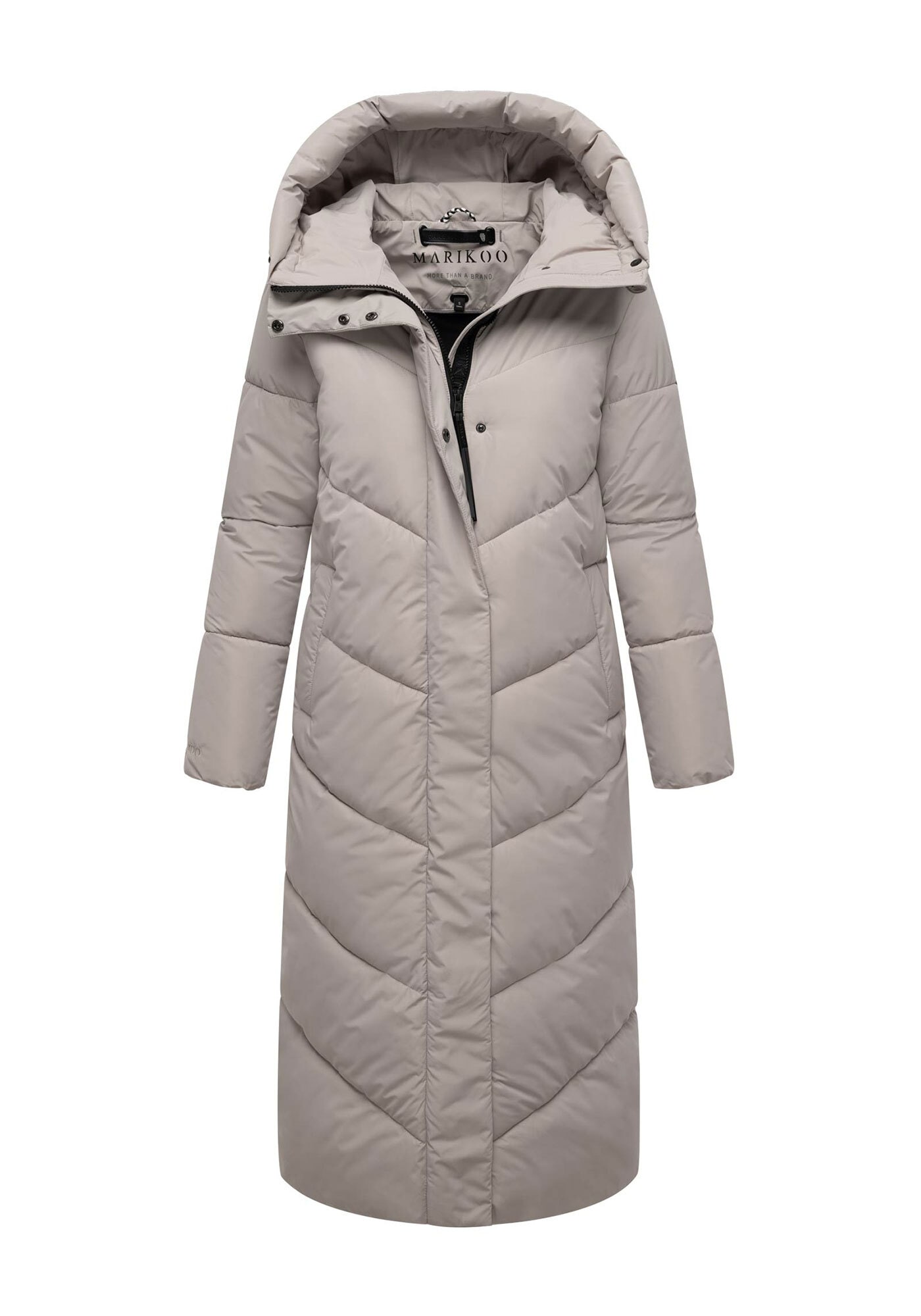 Marikoo Winterjacke »Ranja«, extra langer Damen Winter Steppmantel