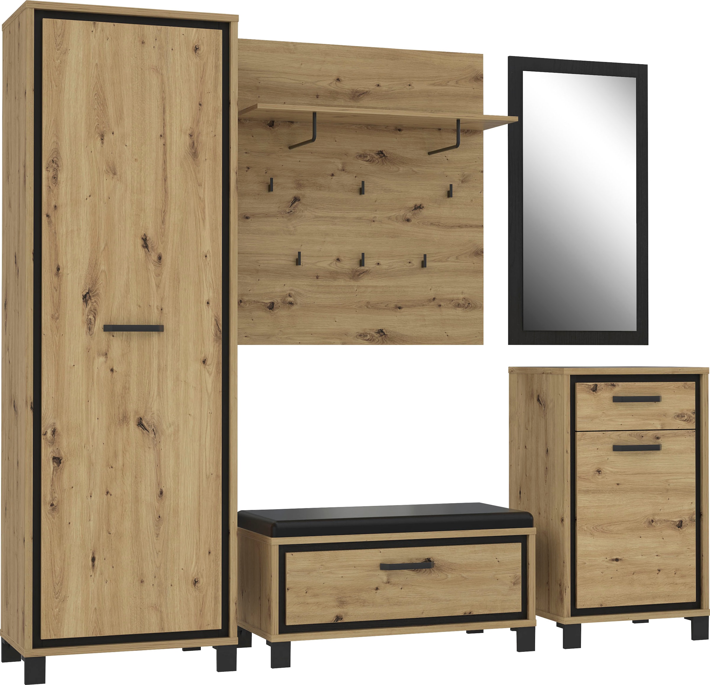 FORTE Sitzbank »Trondheim« Breite ca. 90 cm , inkl. Sitzauflage