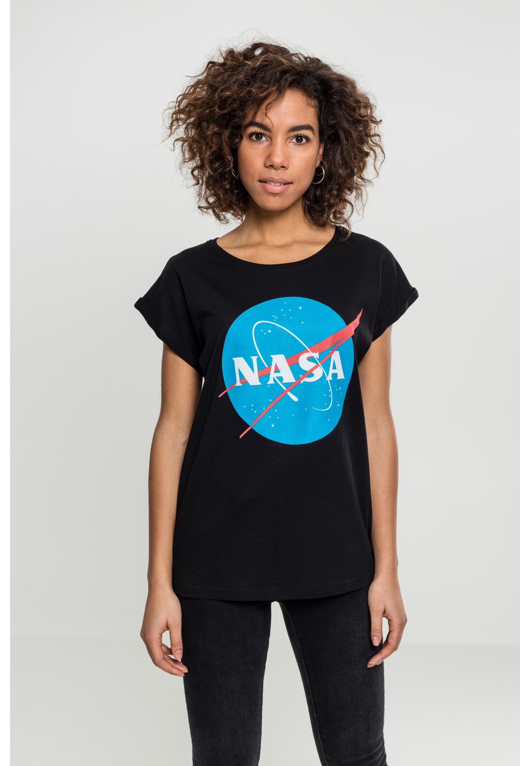 MisterTee T-Shirt »MisterTee Damen Ladies NASA Insignia Tee« 1 Stk. tlg.