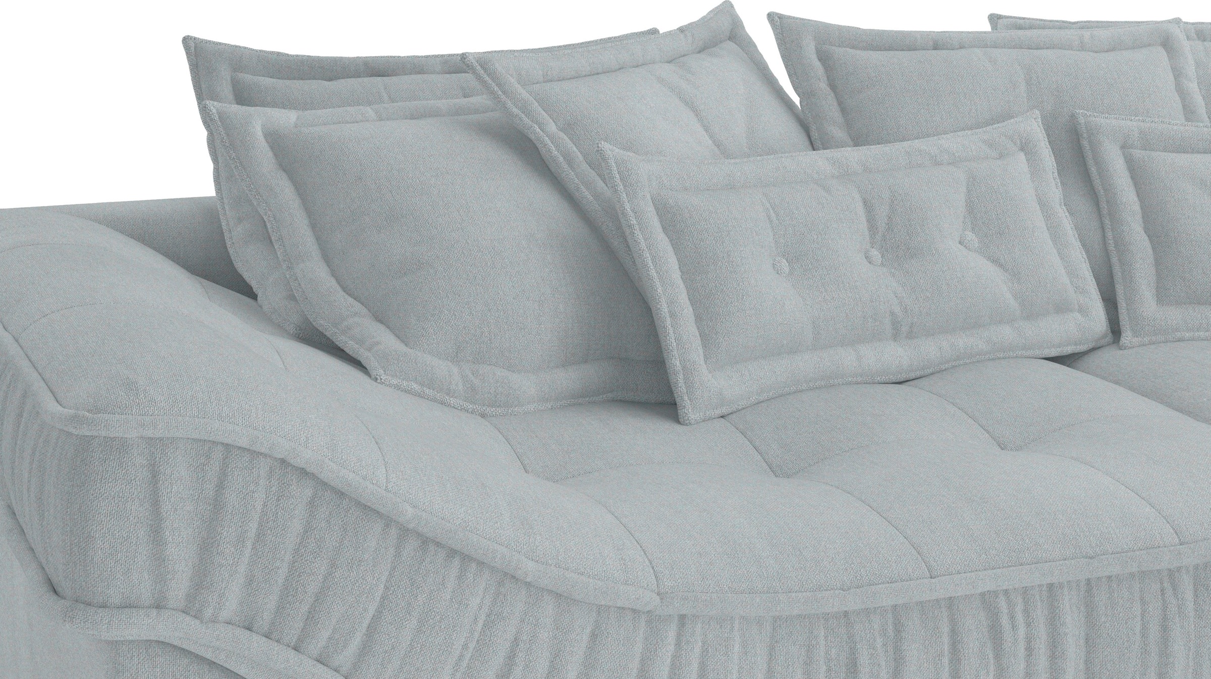 Mr. Couch Ecksofa »Diwan II, L-Form«, Wahlweise mit Kaltschaumpolsterung bis 140 kg belastbar