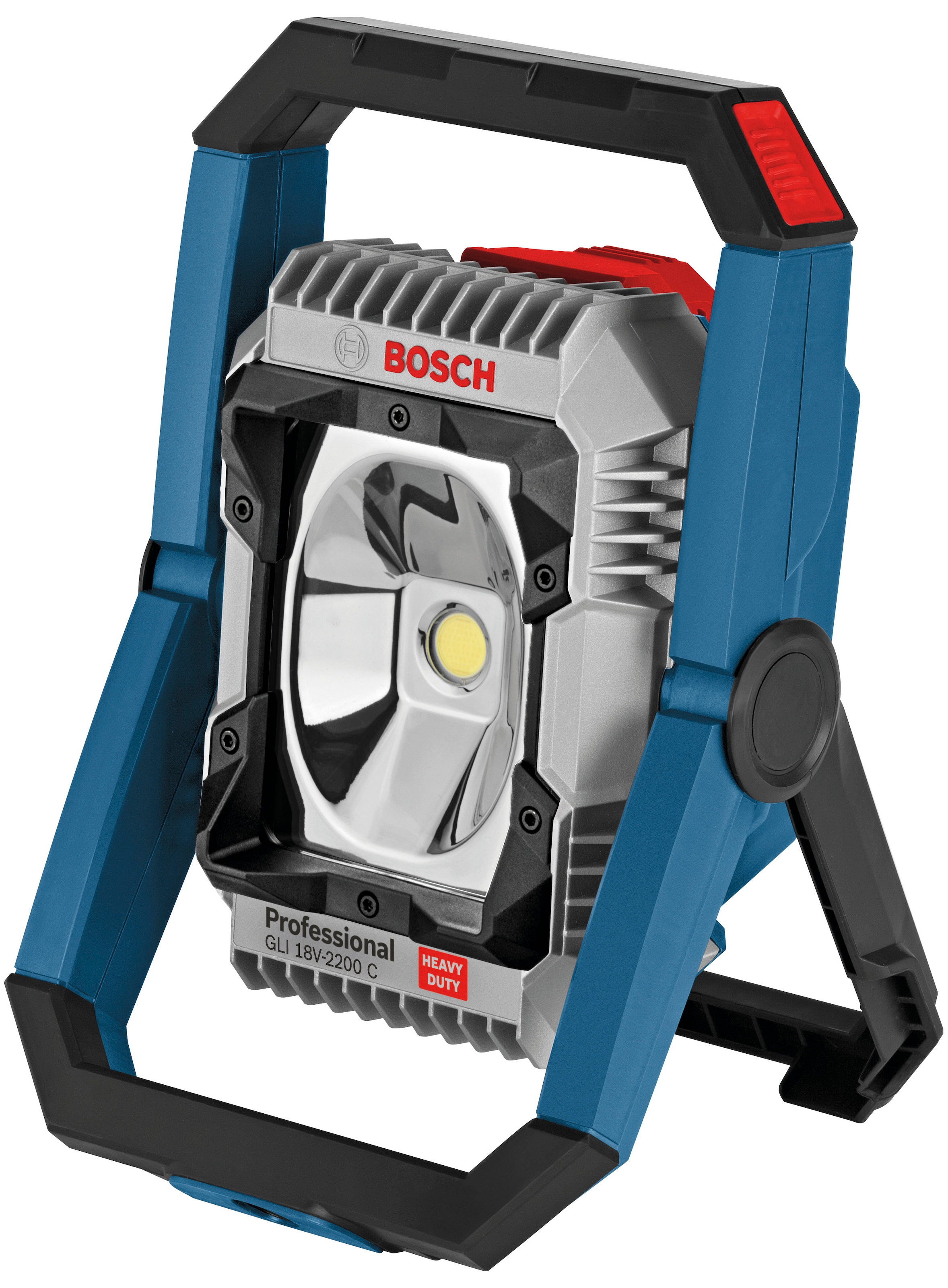 Bosch Professional Baustrahler ""GLI 18V-2200 C" aus dem 18V-Sortiment", vielseitig, robust mit 2.200 Lumen, ohne Akku o