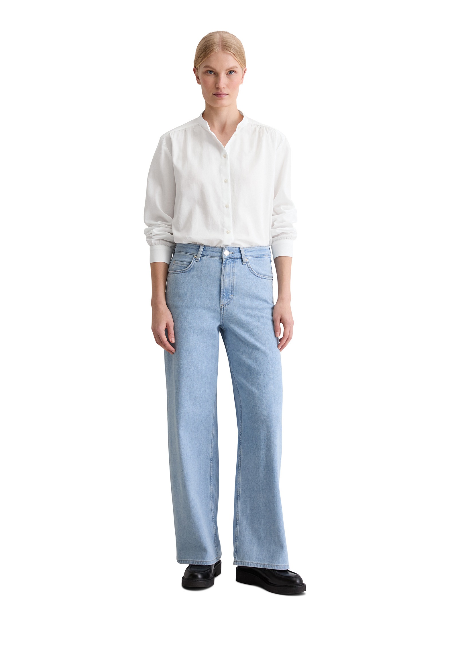 Marc O'Polo Langarmbluse »aus softem Baumwoll-Satin«