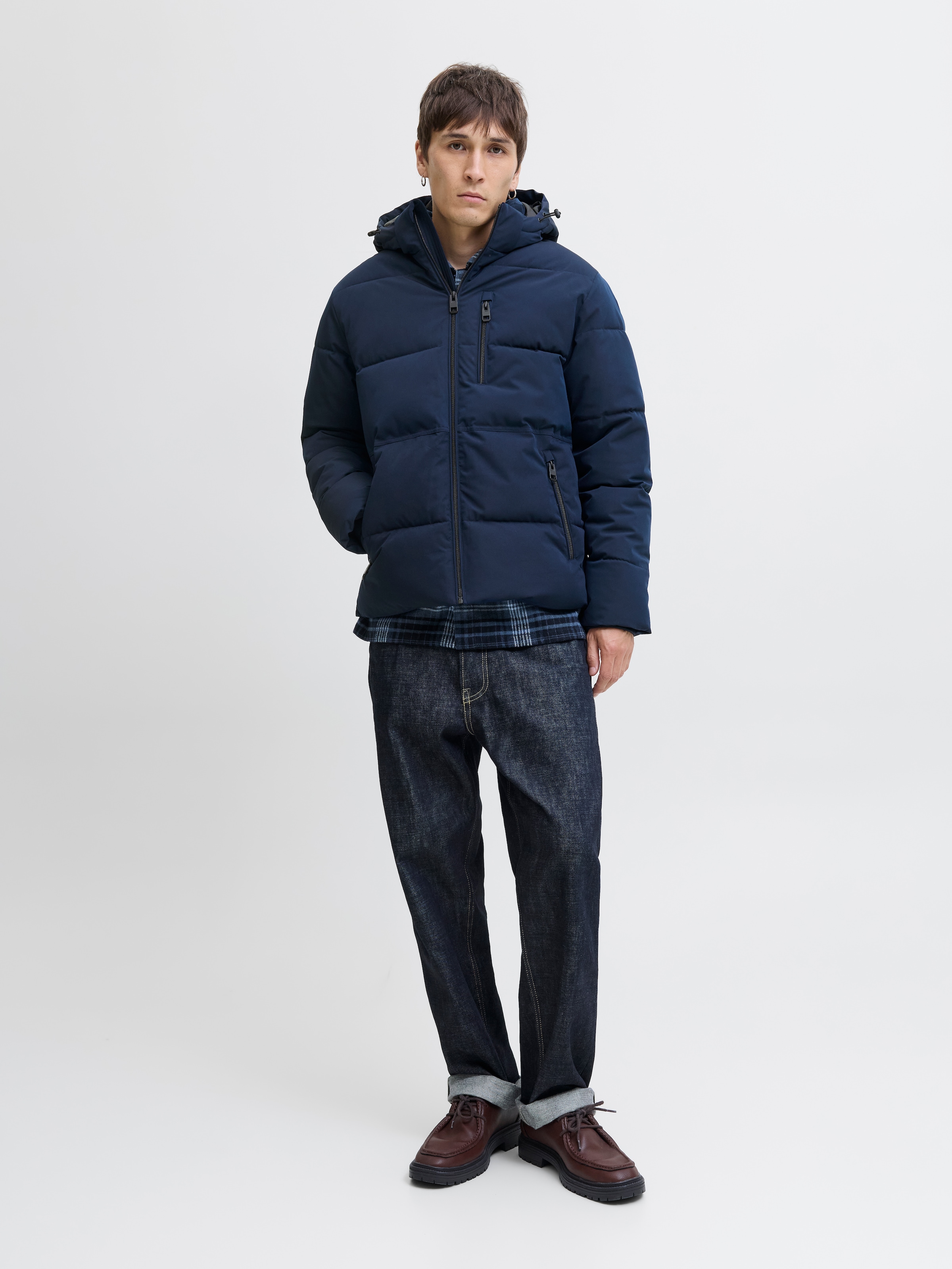 Jack & Jones Steppjacke »JJEOWEN PUFFER SN«, mit Kapuze