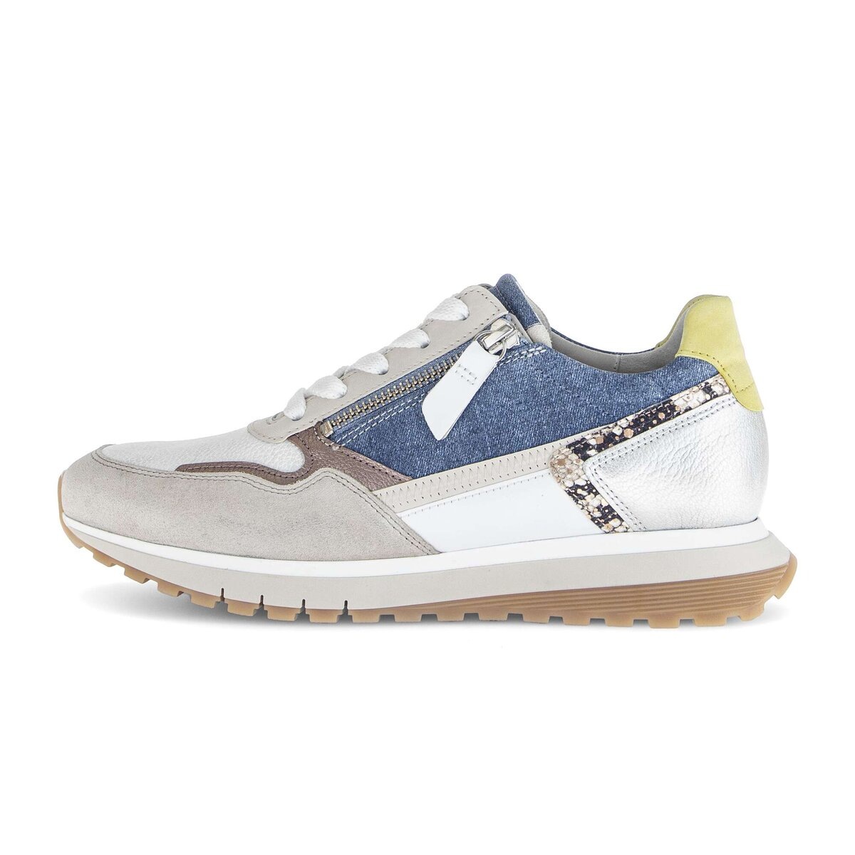 Gabor Sneaker "Sneaker low Materialmix Leder" günstig online kaufen