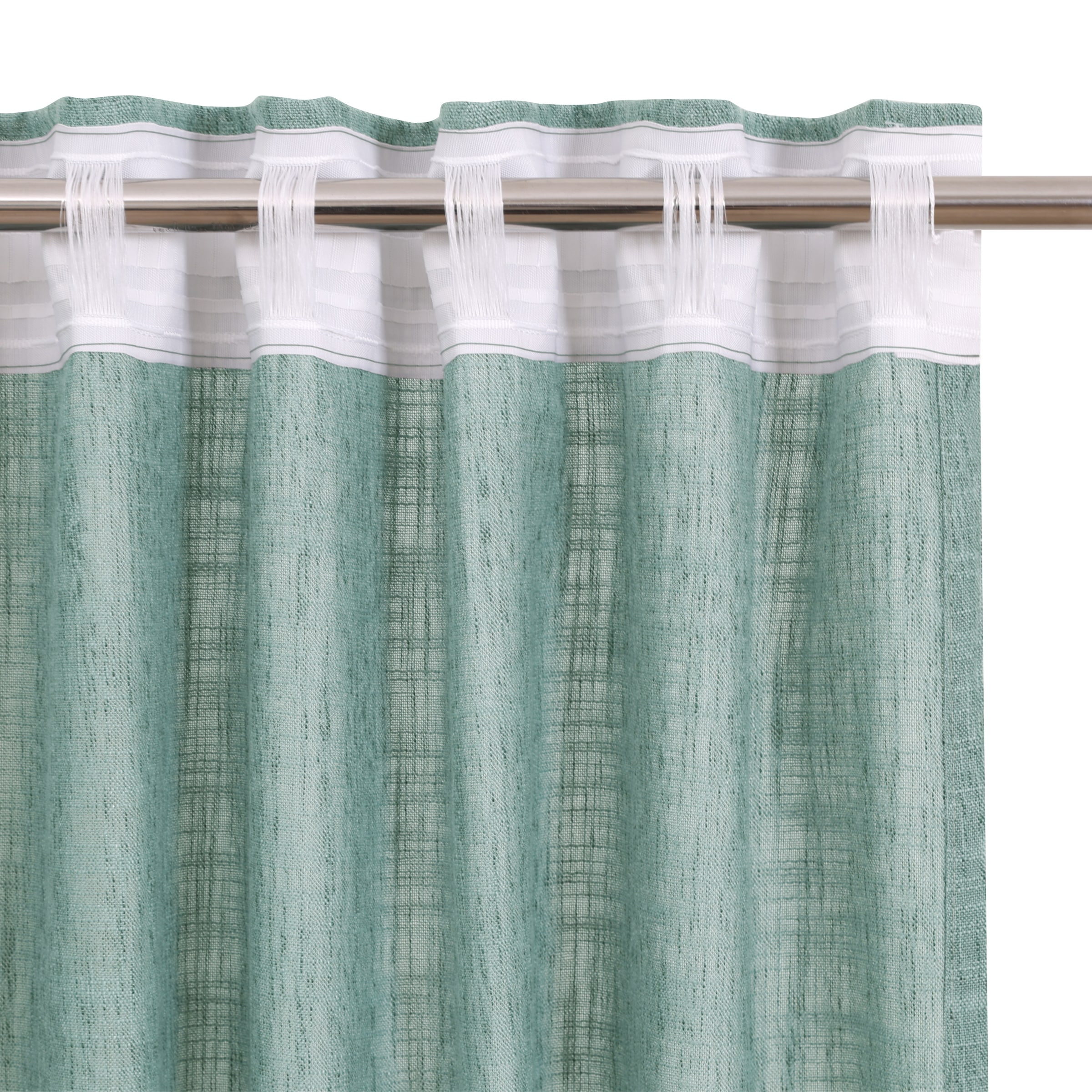 Bruno Banani Gardine »Jaden«, (1 St.), modern, Farbverlauf, zeitloser Schal, Leinenoptik
