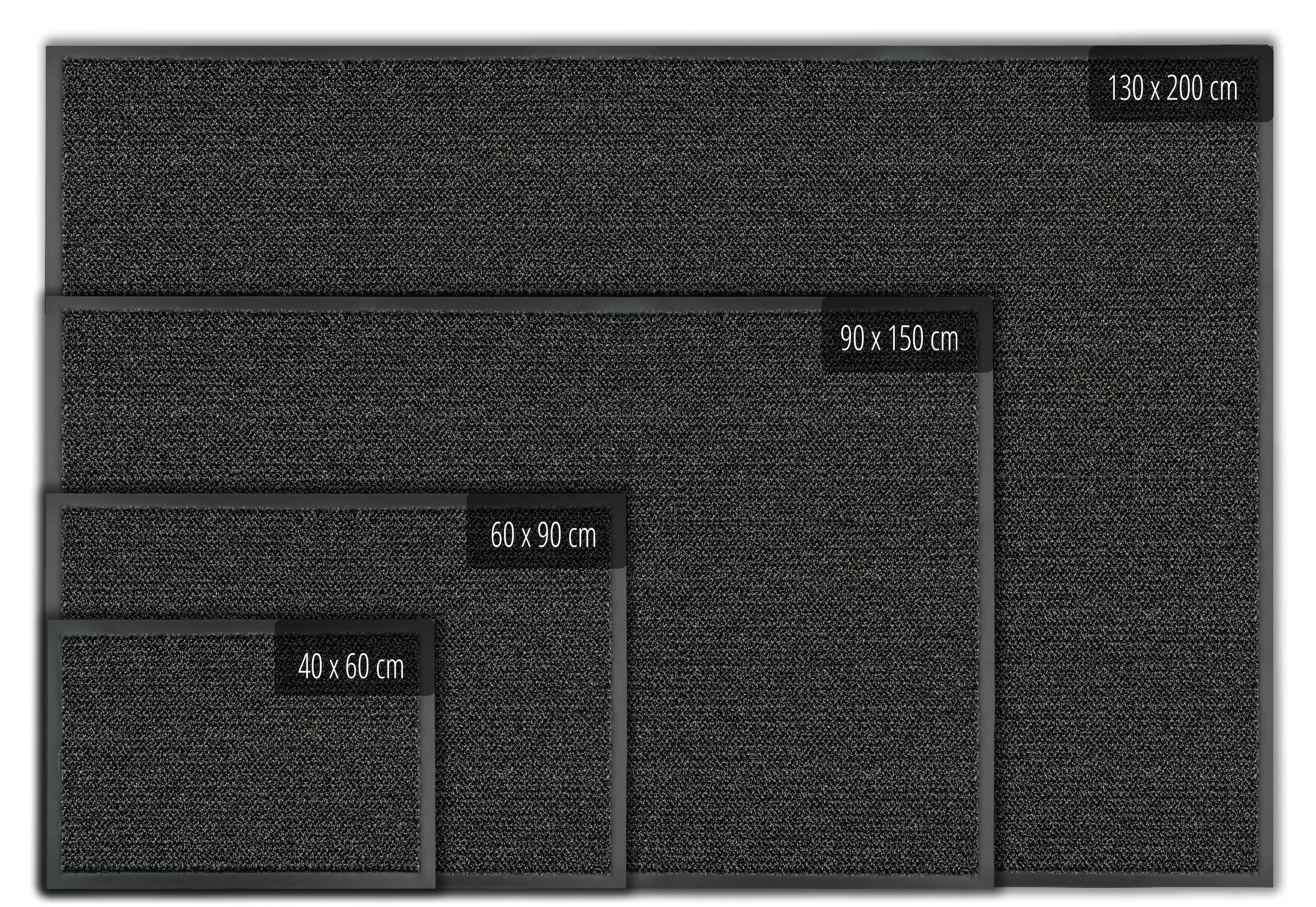 ASTRA Fußmatte »Graphit 635« rechteckig 8 mm Höhe Schmutzfangmatte, In -und Outdoor geeignet