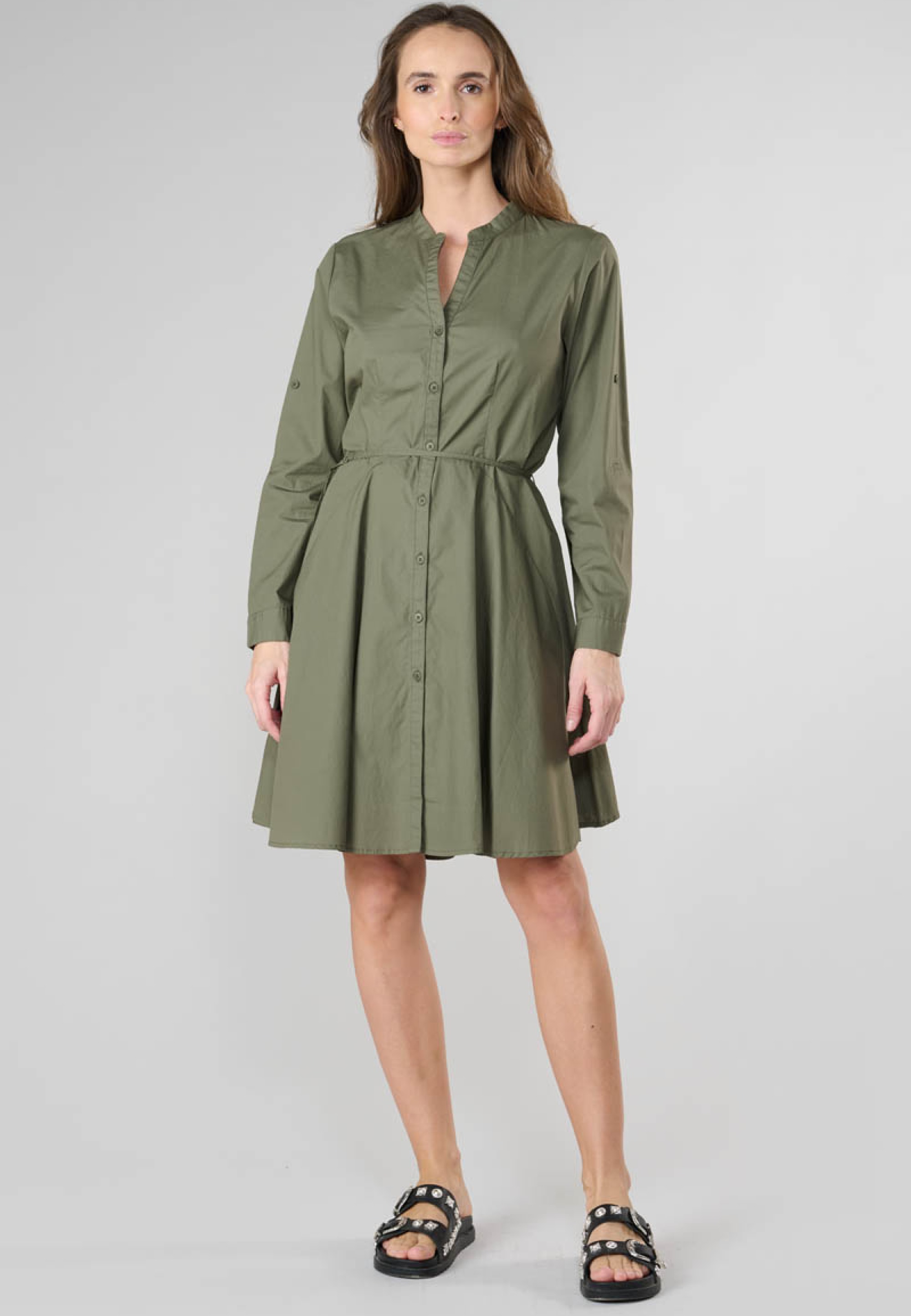 Le Temps Des Cerises Jerseykleid »CATLEYA«, mit praktischem Bindeband