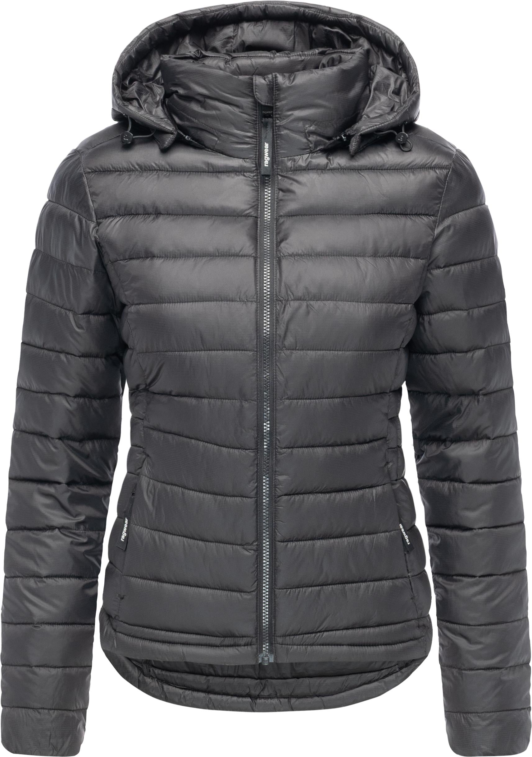 Ragwear Steppjacke »Bobie« mit Kapuze leichte, gesteppte Damen Jacke mit abnehmbare Kapuze