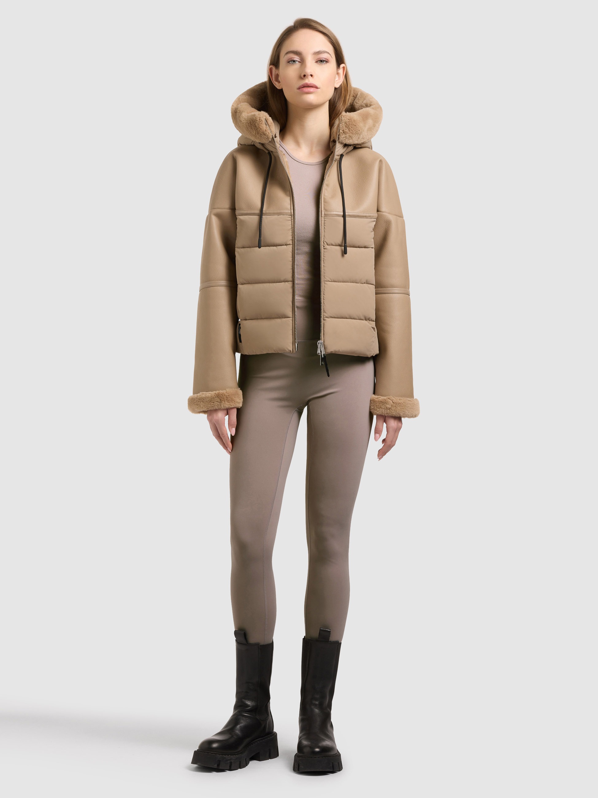 khujo Steppjacke »JHENE« mit Kapuze