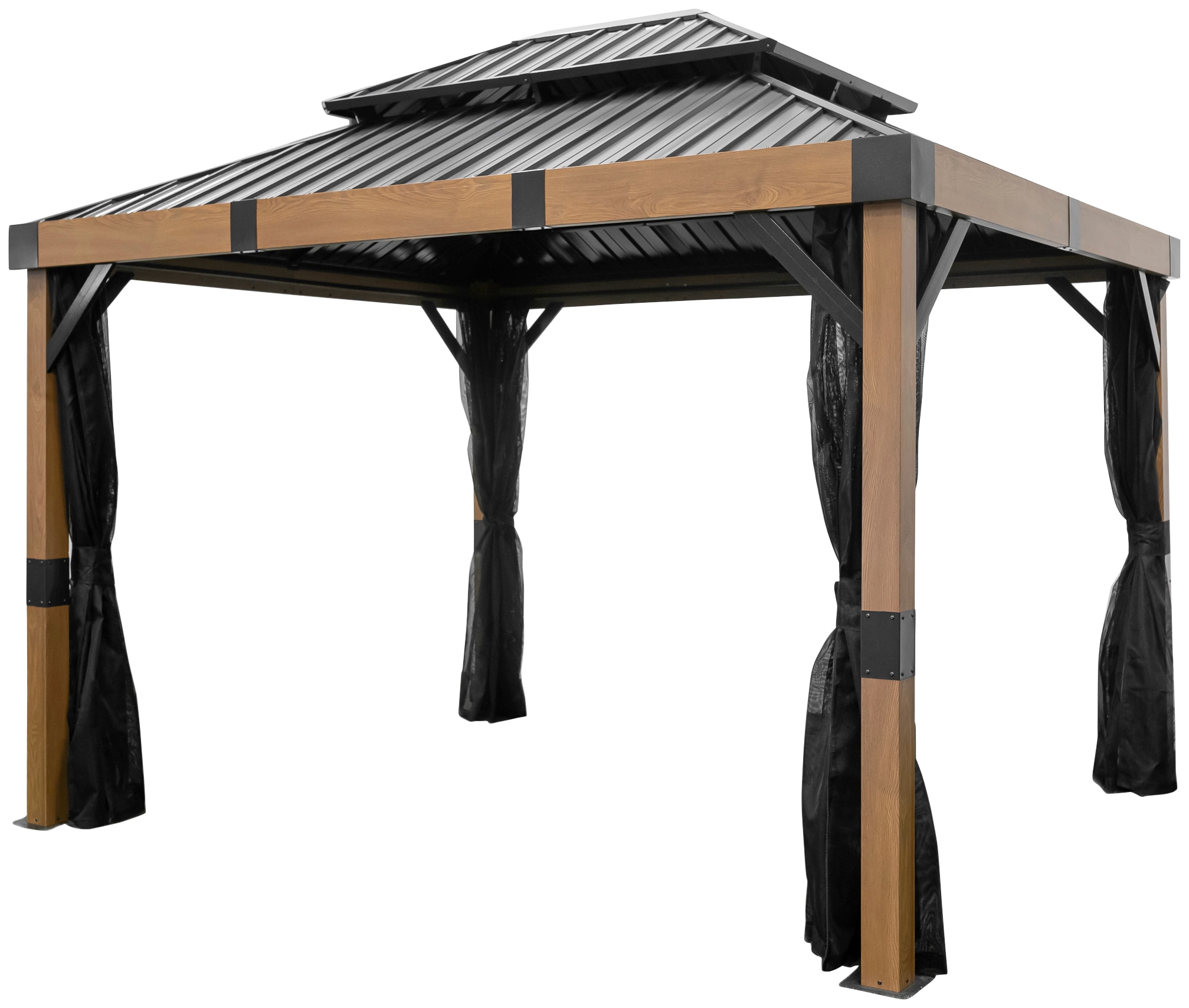 Sojag Pavillon »Fontana 10x12 Wood«, BxT: 365x300 cm