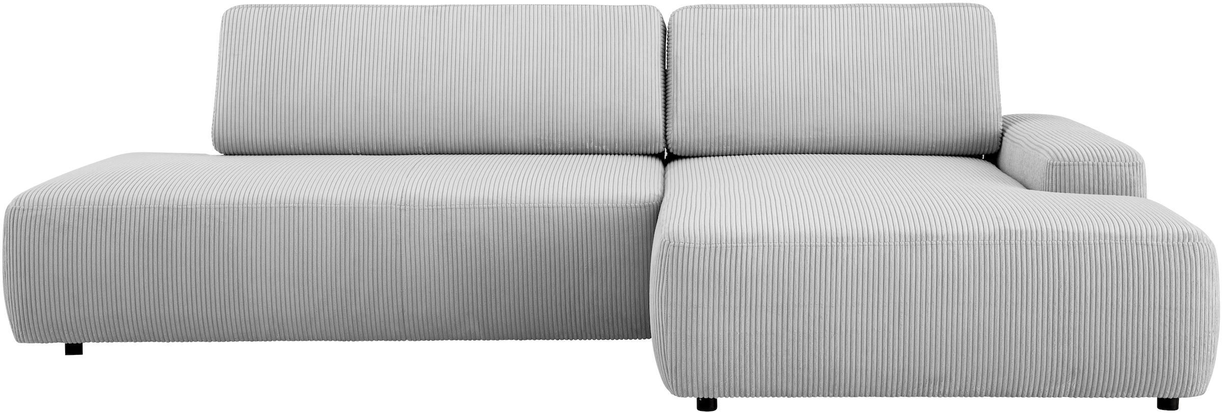 Home affaire Ecksofa "TORGE, Schlafsofa Cord, Samtvelours u. Strukur fein, günstig online kaufen