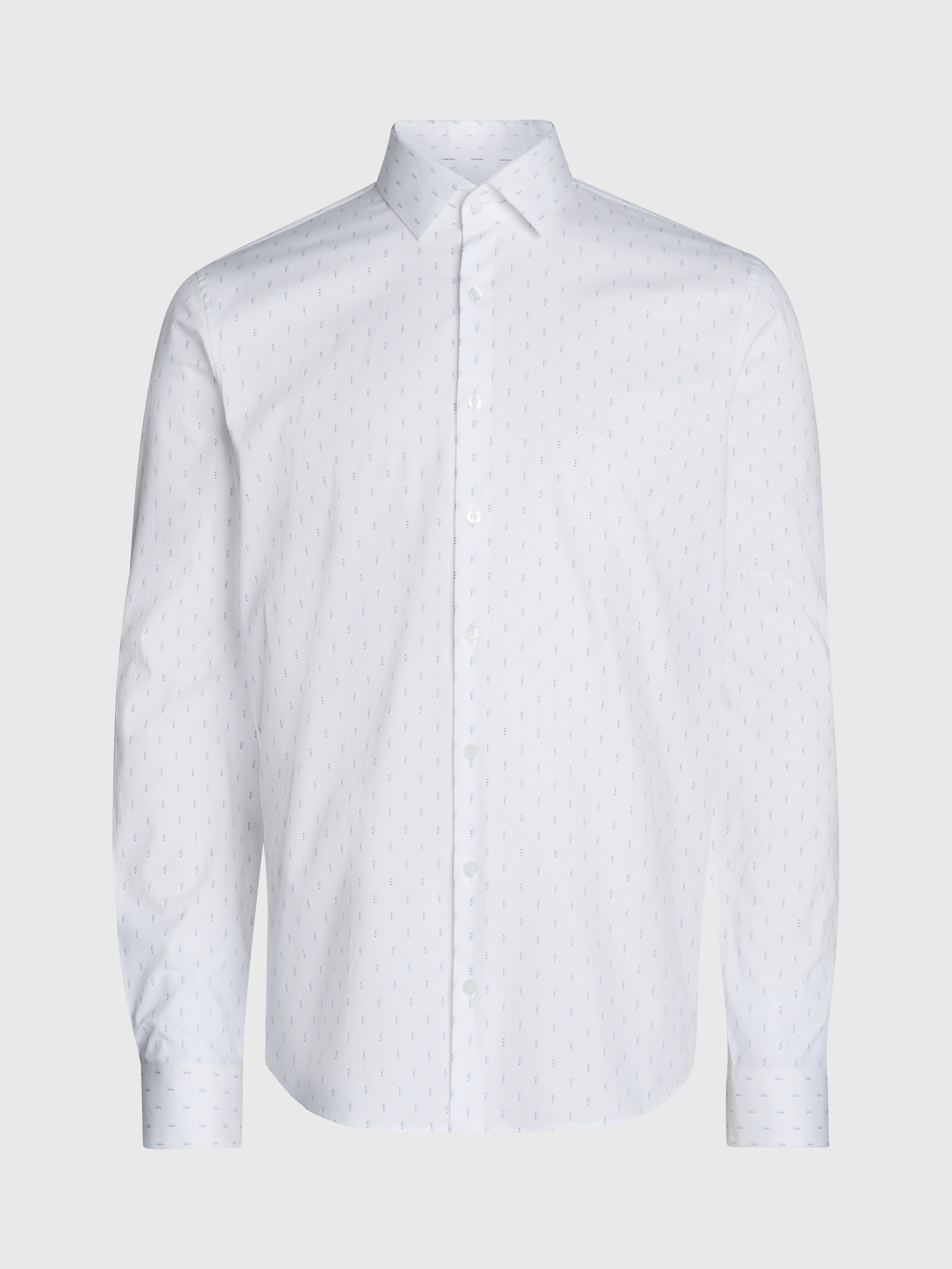 Calvin Klein Kurzarmhemd "POPLIN LEAF PRINT SLIM SHIRT"