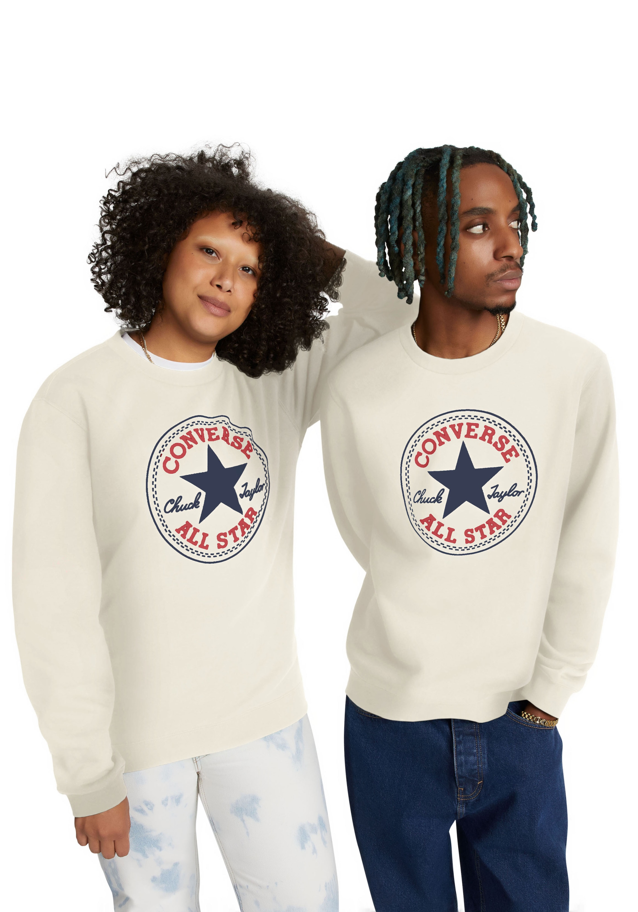 Converse Sweatshirt »UNISEX ALL STAR BACK« BAUR BRUSHED ▷ | für PATCH