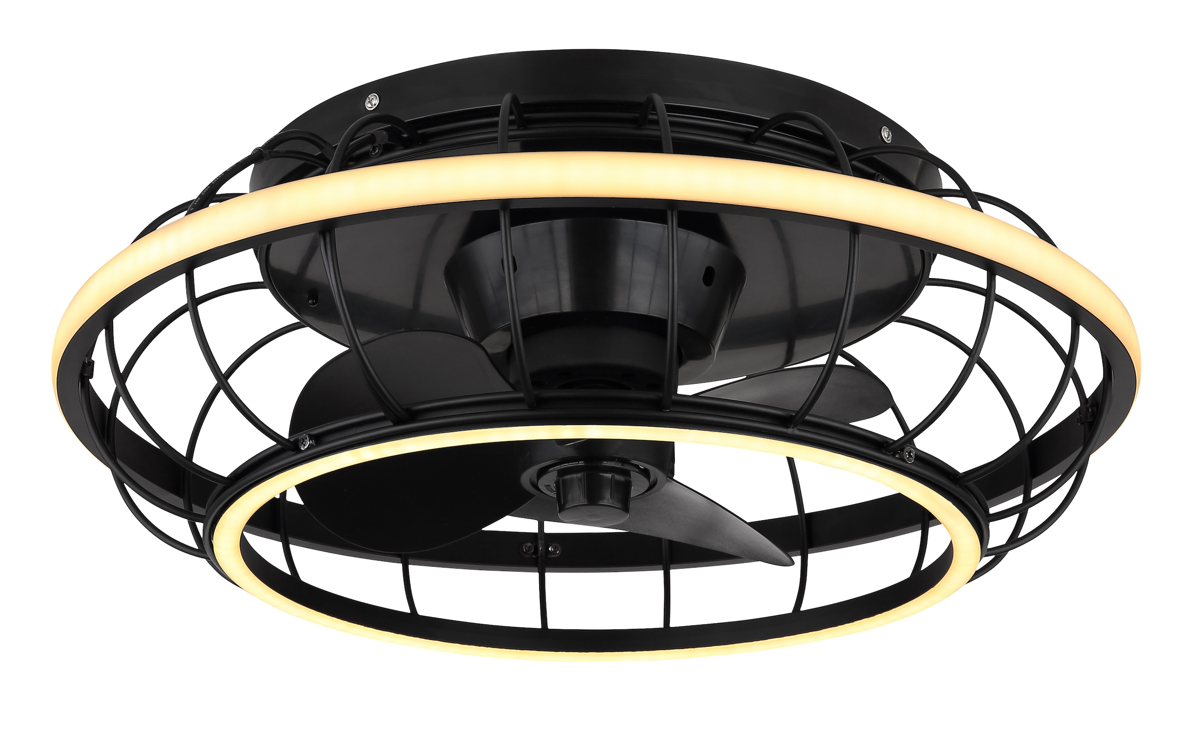 GLOBO LIGHTING Deckenleuchte »LINAY«, Leuchtmittel LED-Modul | LED fest integriert, Deckenventilator, Deckenlampe, moderner Ventilator