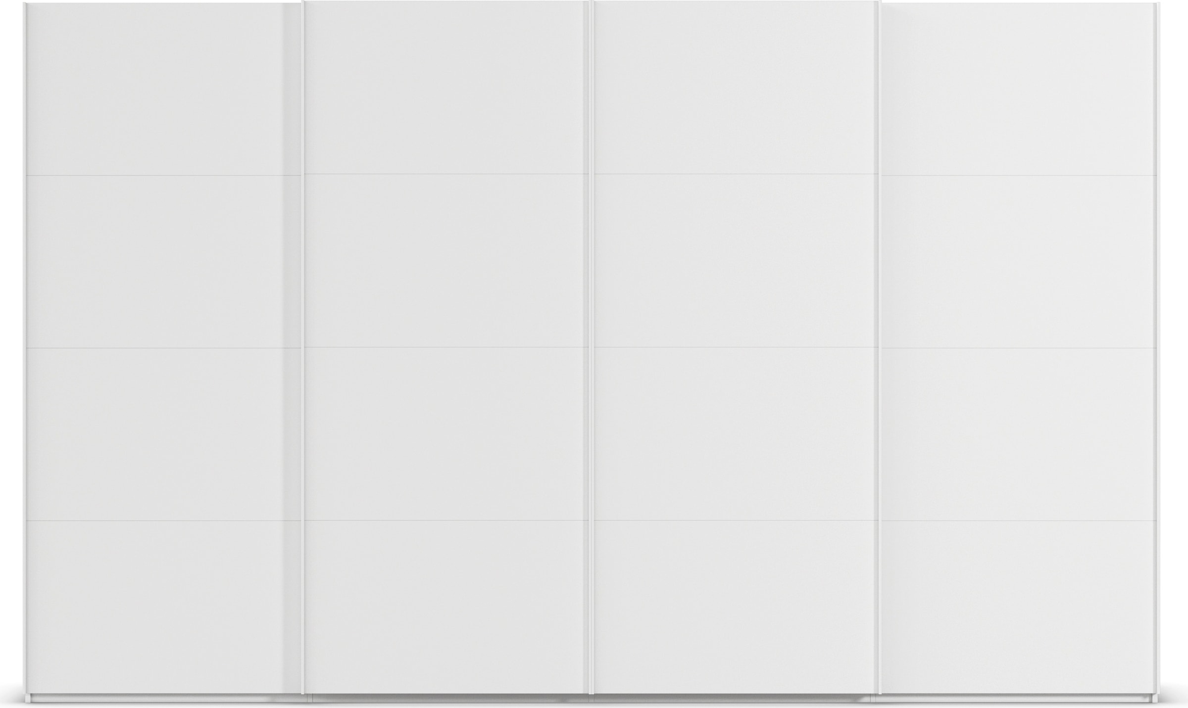 rauch Schwebetürenschrank »Kleiderschrank Schrank Garderobe Schlafzimmerschrank SCALE-FYRA«, edle viergeteilte Türen viele Farben und Griff-Farben MADE IN GERMANY