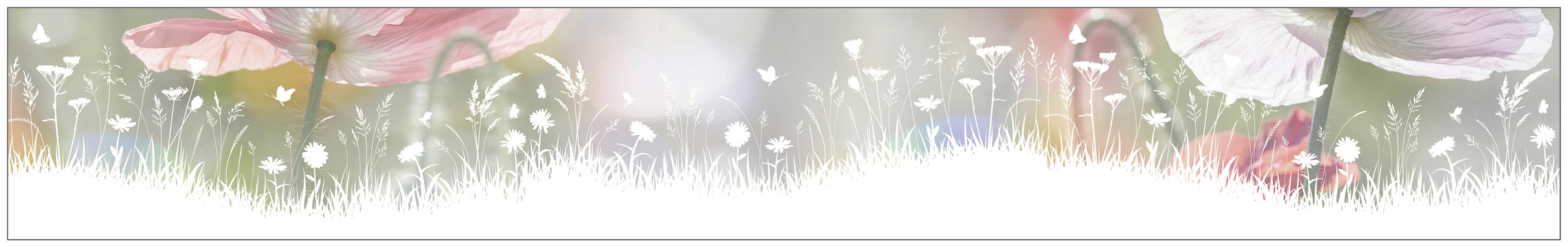 MySpotti Fensterfolie »Look Living Meadow«, halbtransparent, glattstatisch  haftend, 200 x 30 cm, statisch haftend kaufen | BAUR