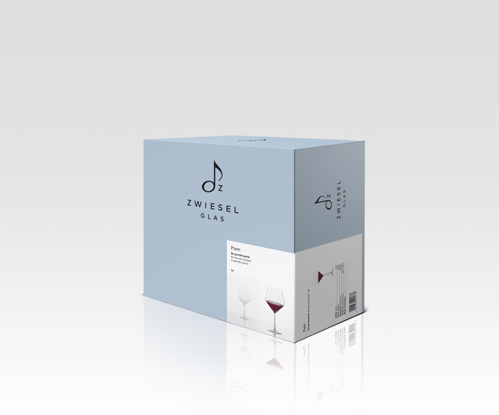 Zwiesel Glas Rotweinglas »Burgundergläser Pure 692 ml 2er Set transparent«