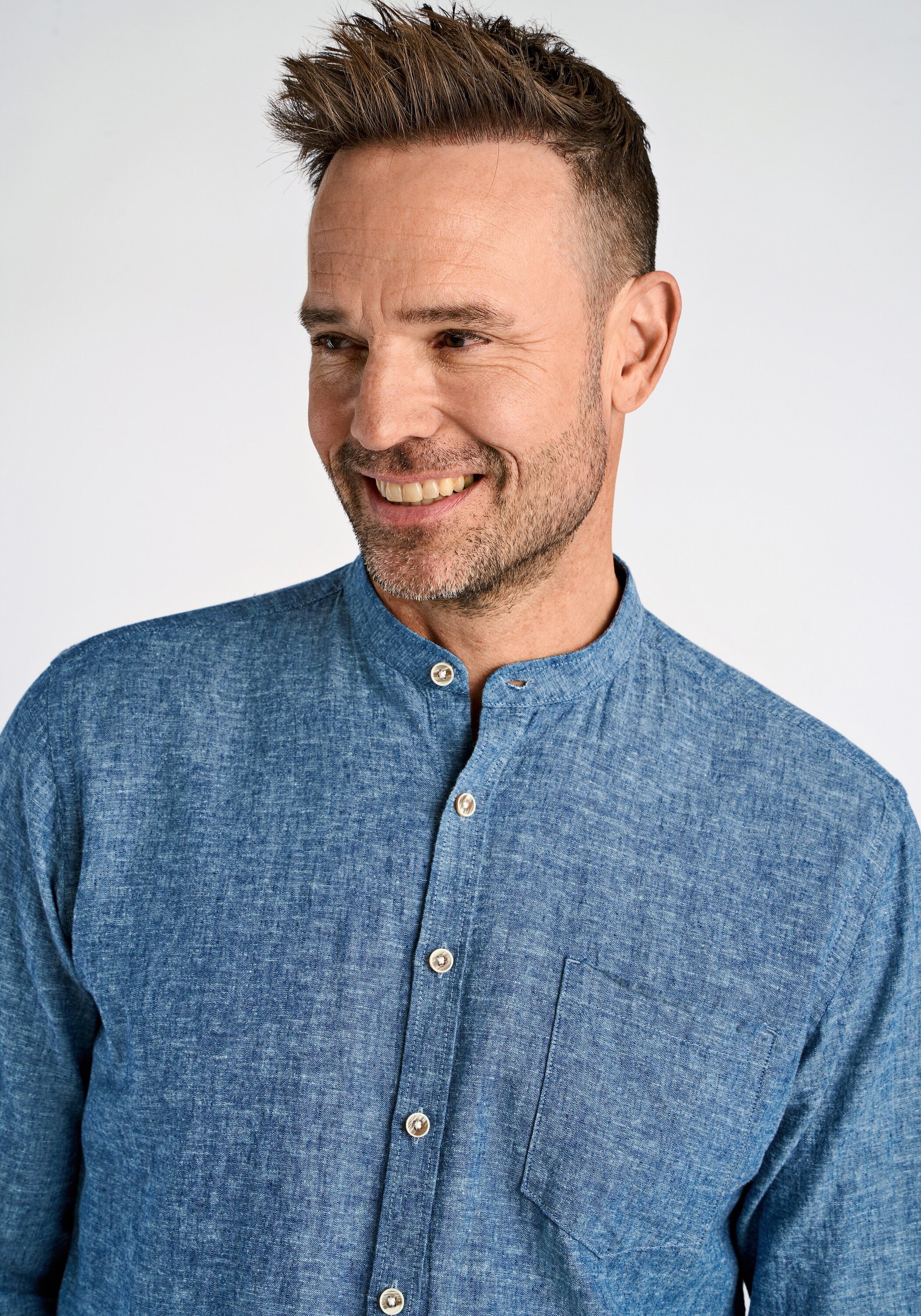Jack's Linen Shirt Regular Fit Navy XXL 5