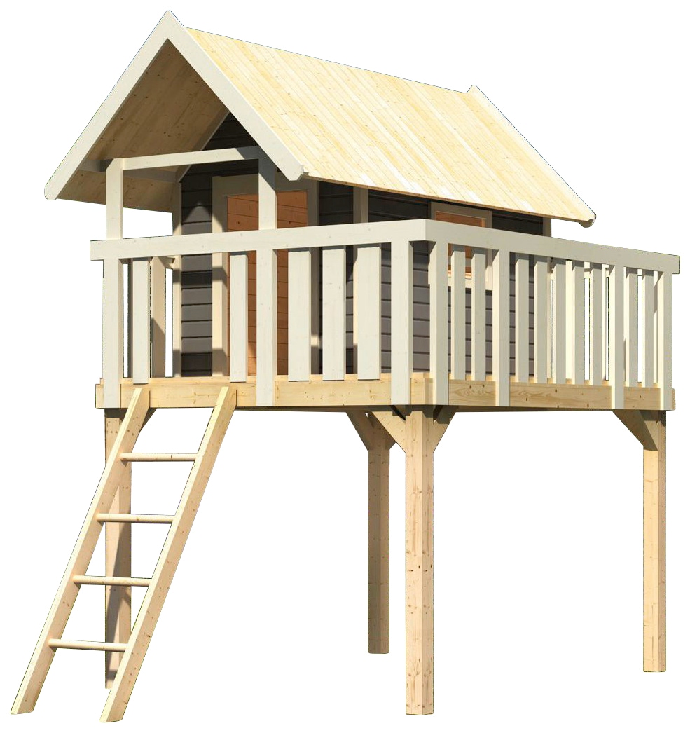 AKUBI Spielturm »Fidel«, (1 tlg.), BxTxH: 198x243x330 cm