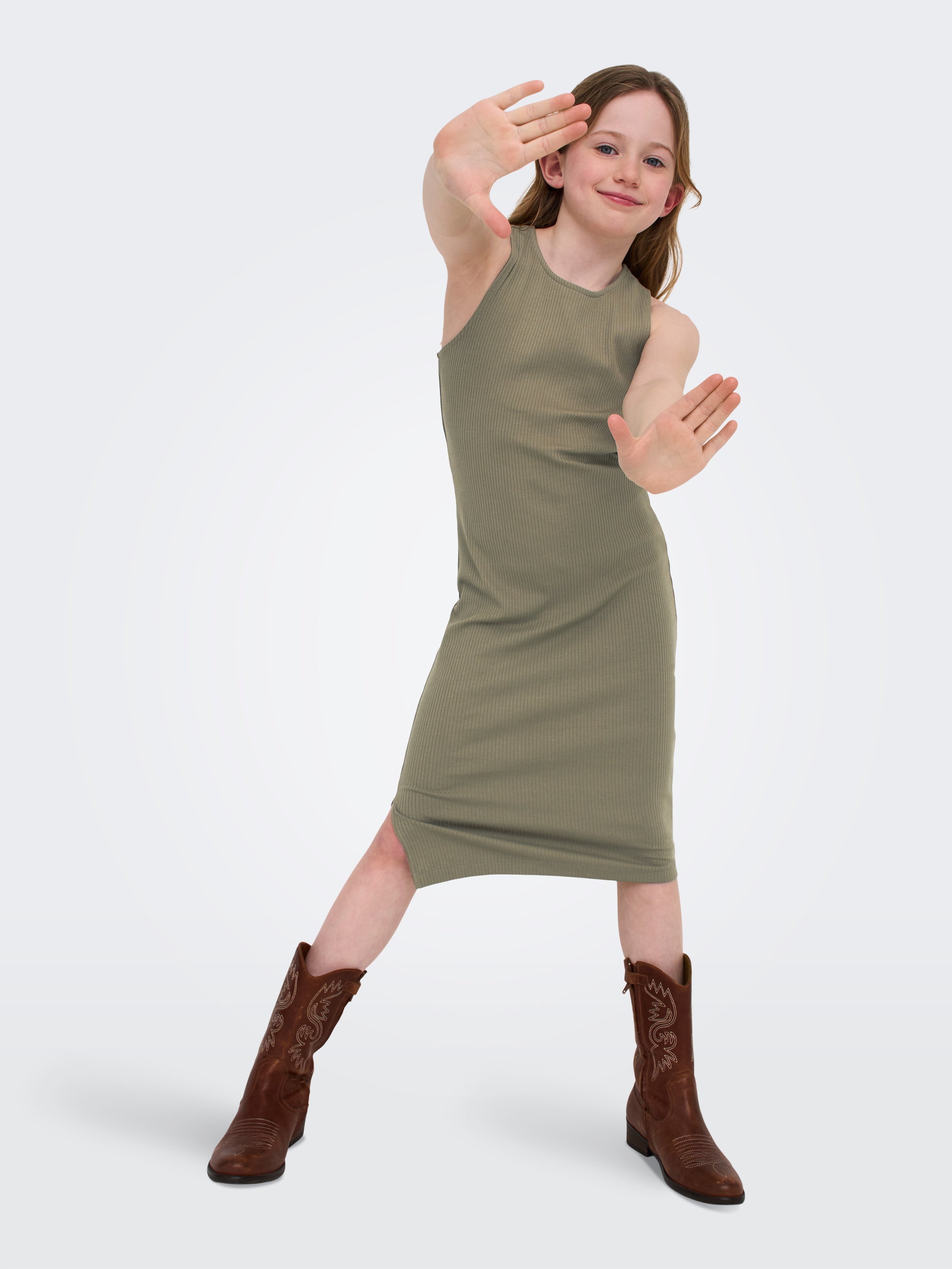 KIDS ONLY Jerseykleid »KOGBELFAST LIFE S/L MIDI DRESS NOOS JRS«