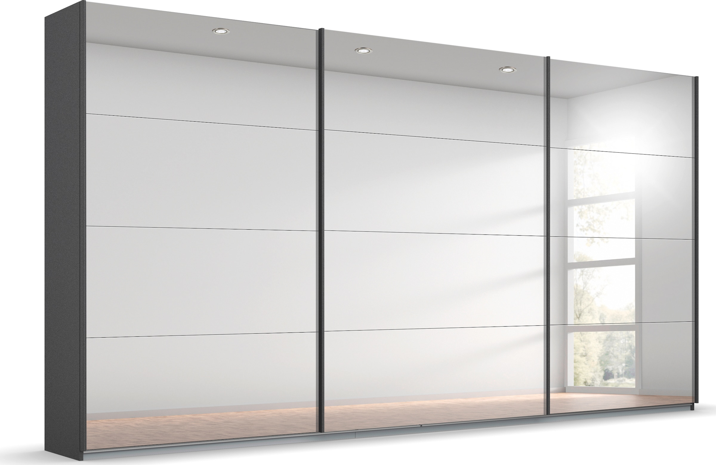 OTTO home Kleiderschrank "Mehrzweckschrank Aktenschrank Möbel Mietswohnung Schlafzimmer ORACLE" Breiten 203/271/315/360 cm Höhen 210/229 cm, inkl. Schubladen-Einsatz und extra Einlegeböden MADE IN GERMANY