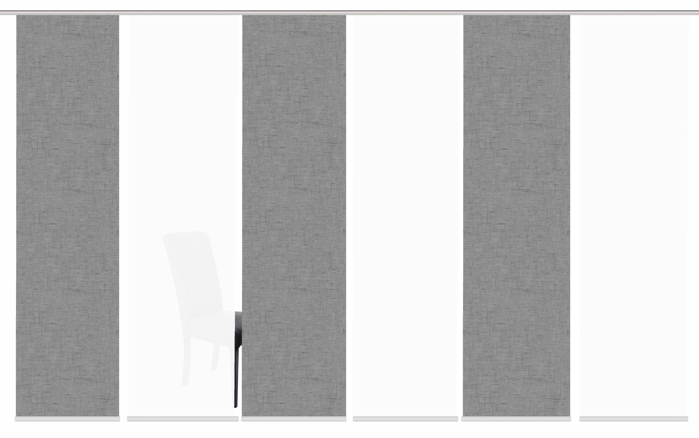 HOME WOHNIDEEN Schiebegardine "PIVE 6er SET" Paneelwagen 6 Stk. tlg. Schieb günstig online kaufen