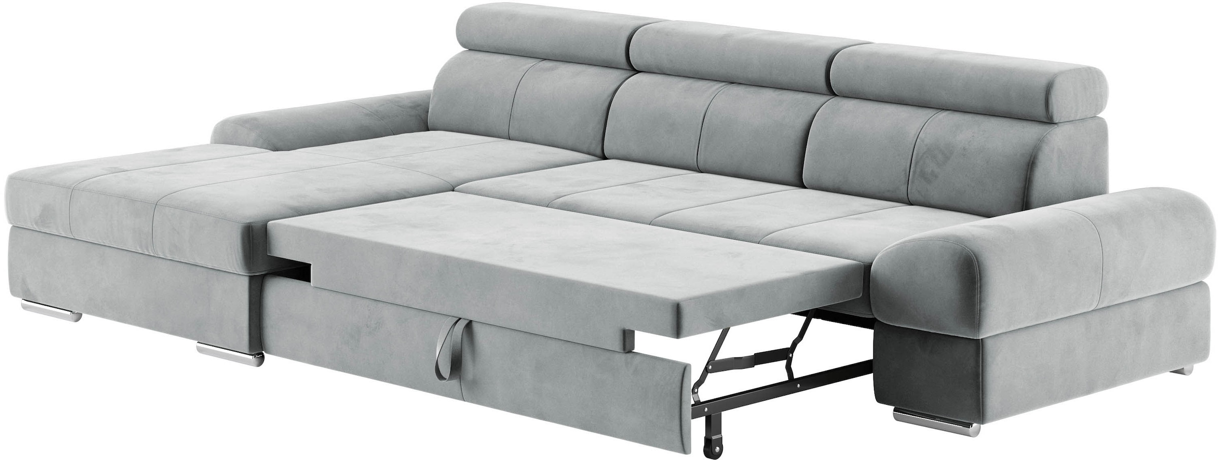 sit&more Ecksofa »Broadway L-Form«, inklusive Kopfteilverstellung, wahlweise mit Bettfunktion
